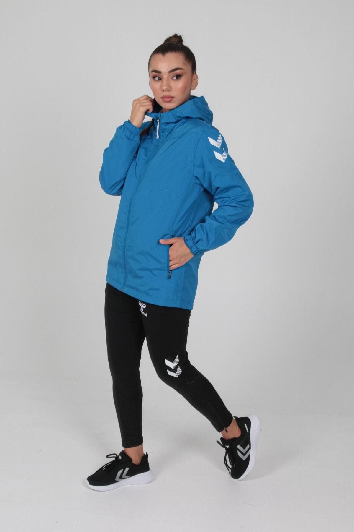HUMMEL Oregon Yağmurluk Saks Mavi