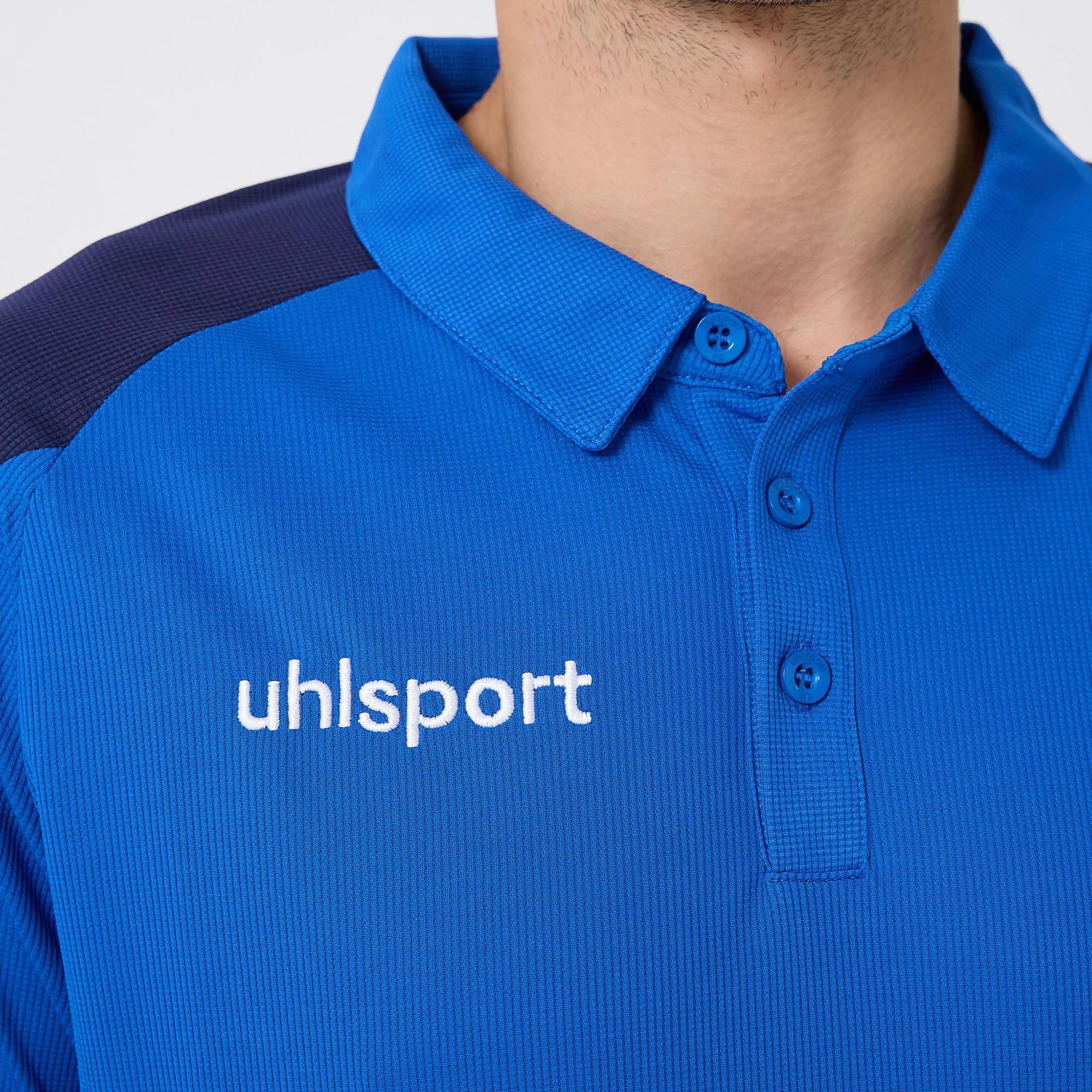UHLSPORT ENERGY POLO YAKA KAMP TİŞÖRT MAVİ