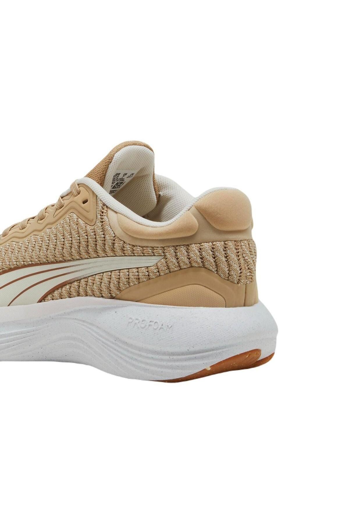 PUMA Scend Pro Better Knit Unisex Krem Koşu Ayakkabısı