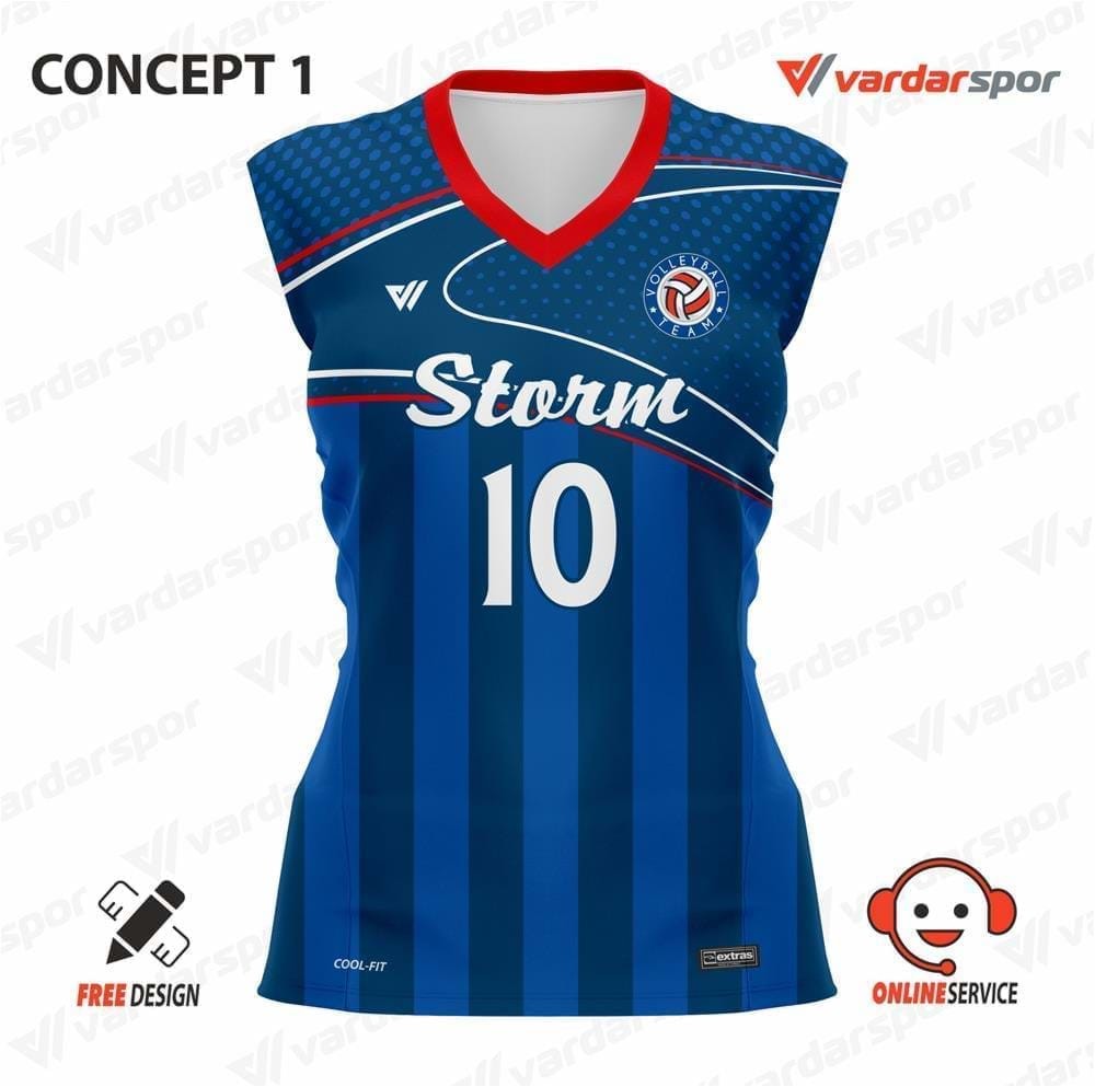 EXTRAS STORM 1 DİJİTAL BASKILI VOLEYBOL FORMASI