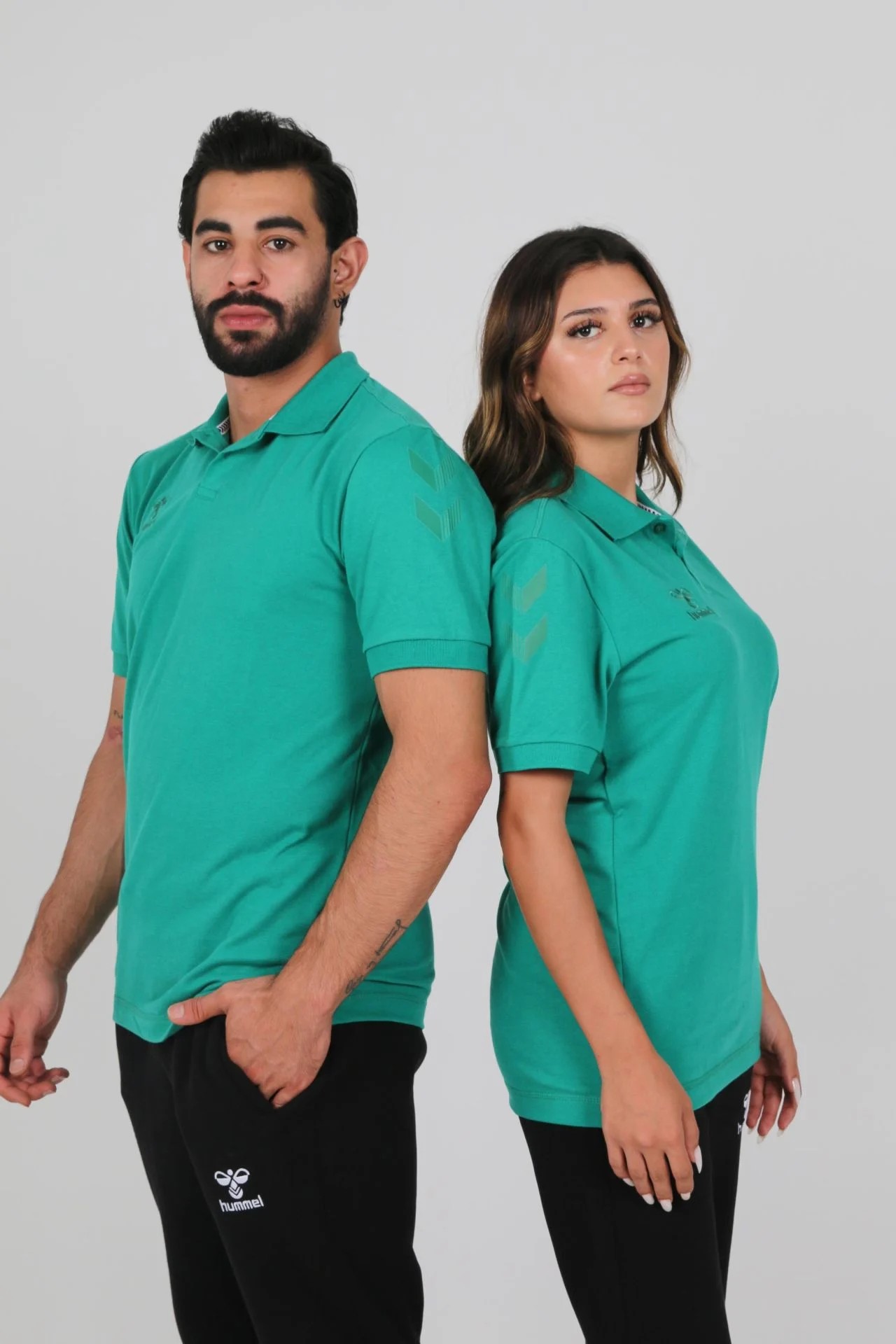 HUMMEL ARMİN PAMUKLU POLO YAKA TİŞÖRT YEŞİL