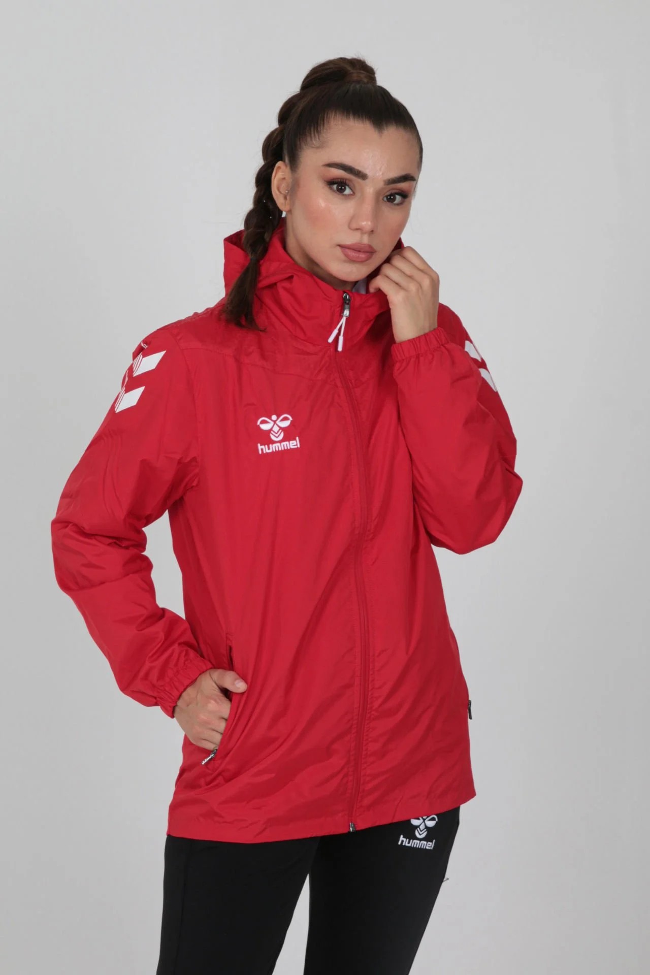 HUMMEL OREGON YAĞMURLUK KIRMIZI