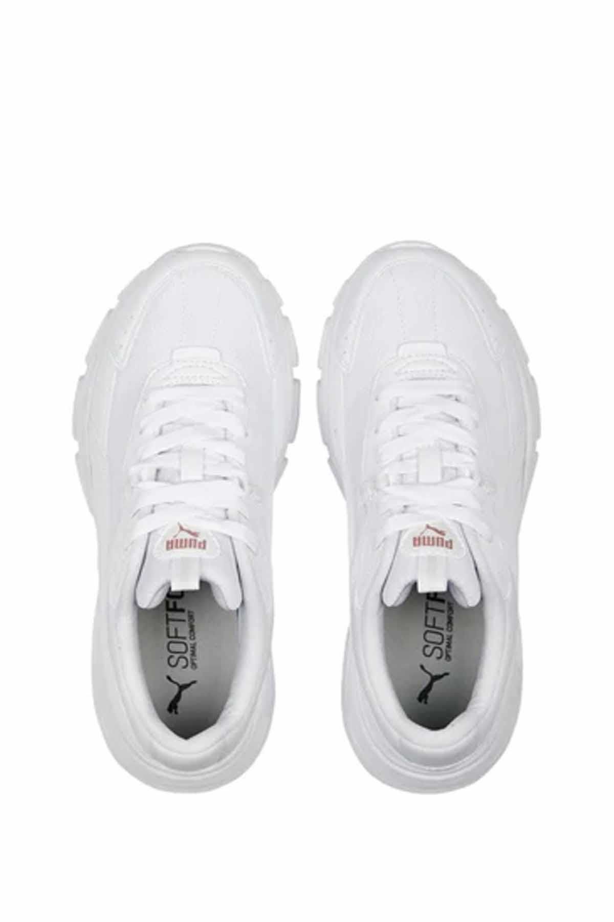 PUMA Spor Ayakkabı Cassia Via Kadın Sneaker Ayakkabı 389223-01 Beyaz