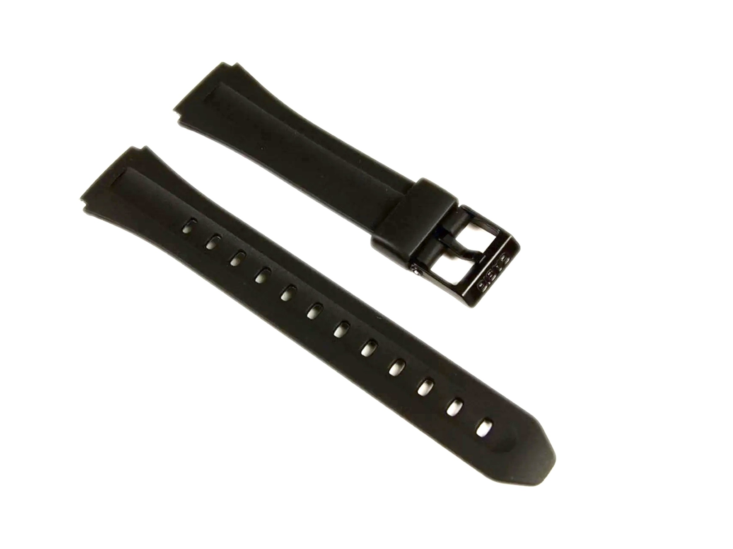 Fado  Casio F201 Uyumlu Siyah Silikon Kordon