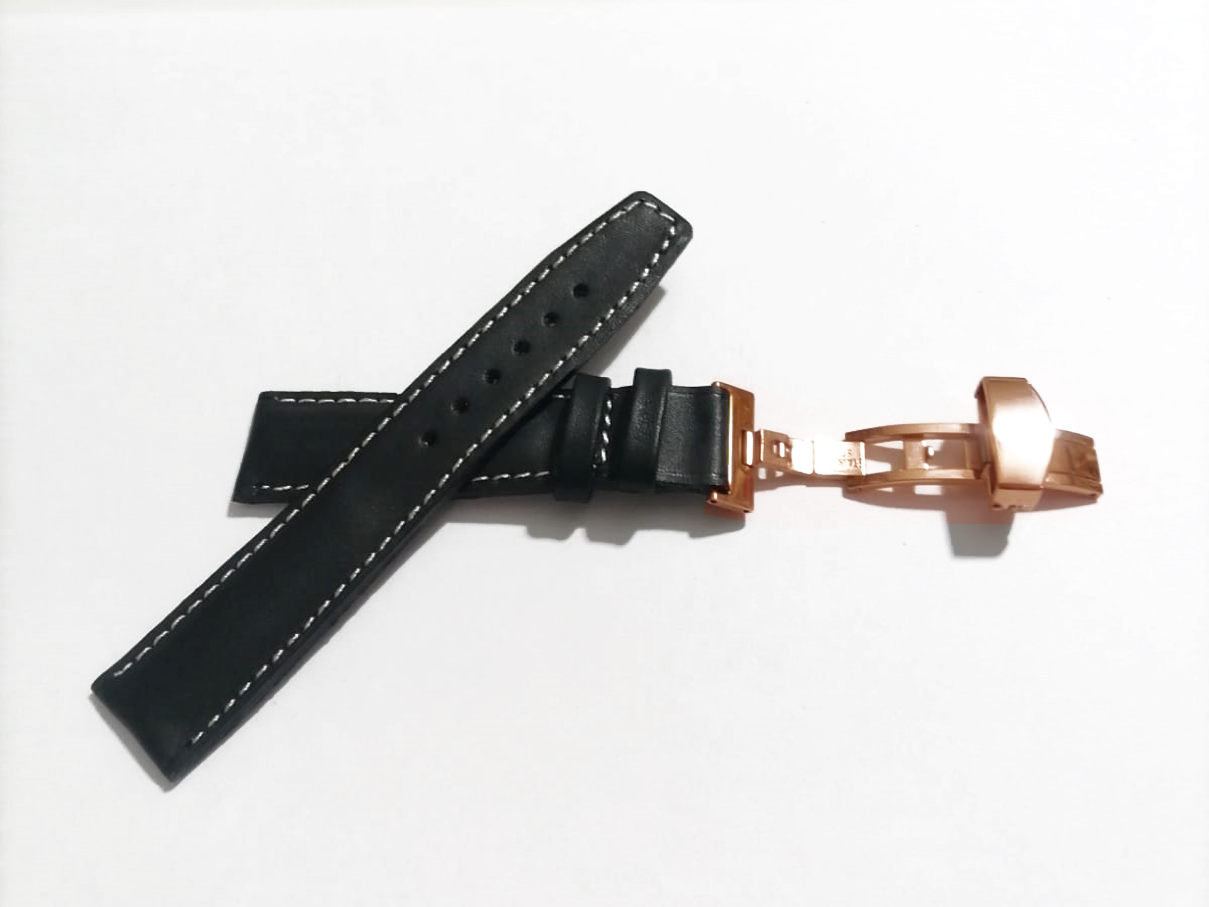 Fado Her Saate Uygun  Kelebek  Toka  20 mm   Hakiki Deri (238) ROSE  TOKA SİYAH