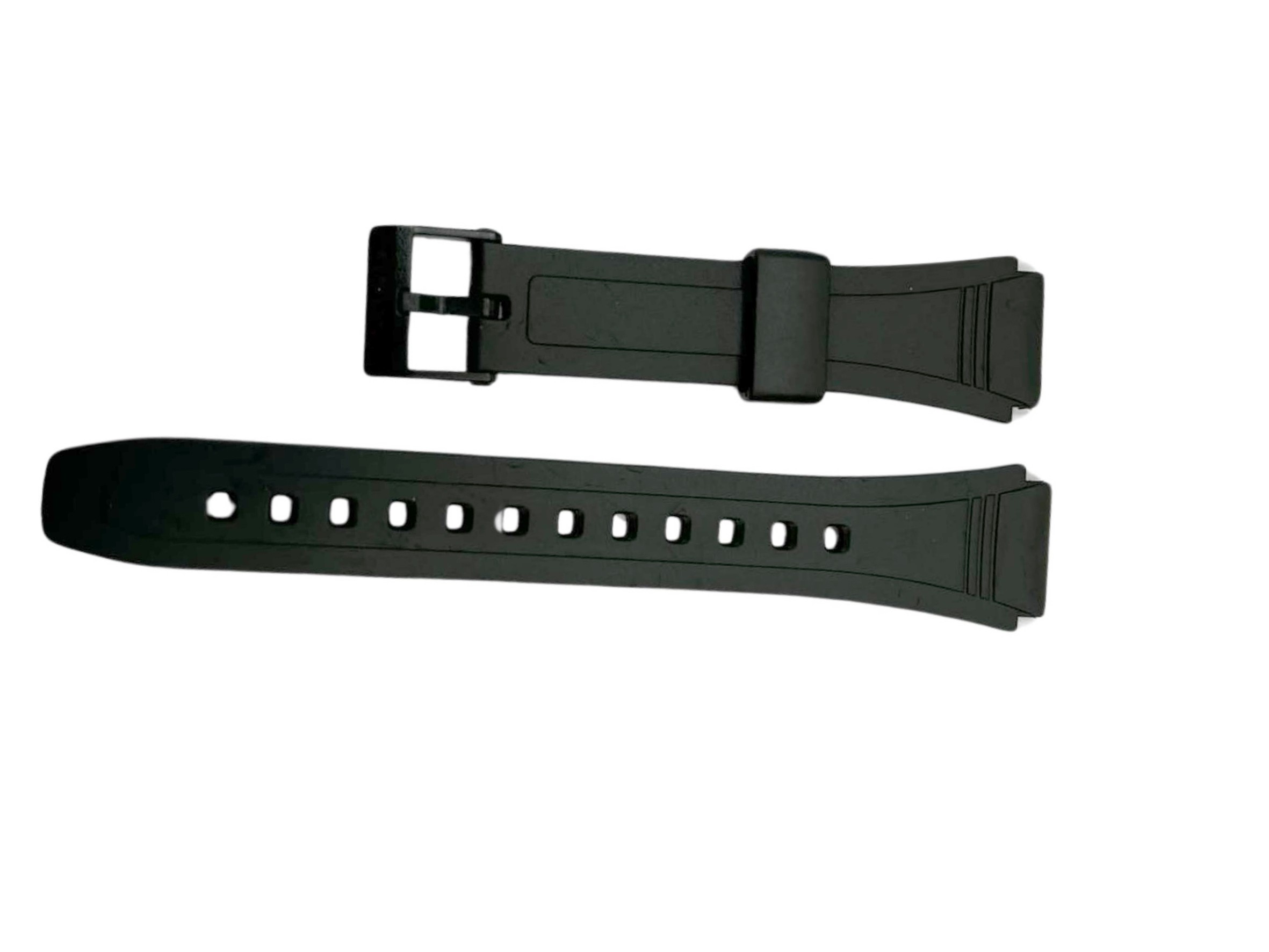 Fado  Casio DB-36 Siyah renk uyumlu Silikon Saat Kordonu