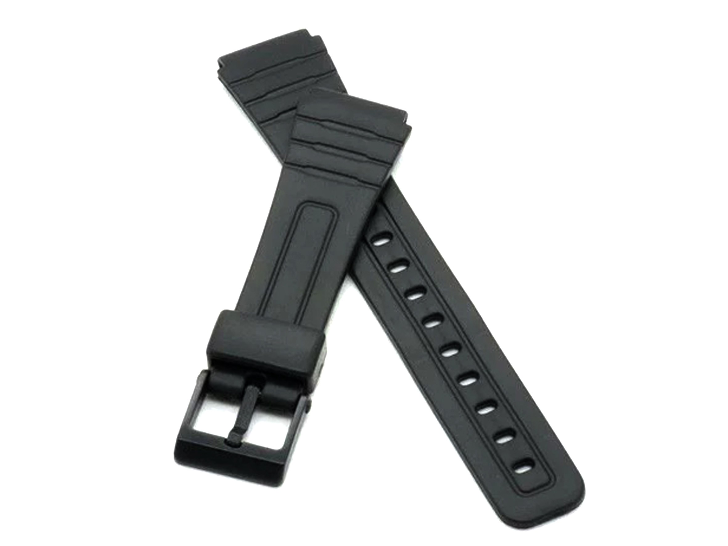 Casio F 91 Modeli Uygun Siyah Silikon Saat Kordonu