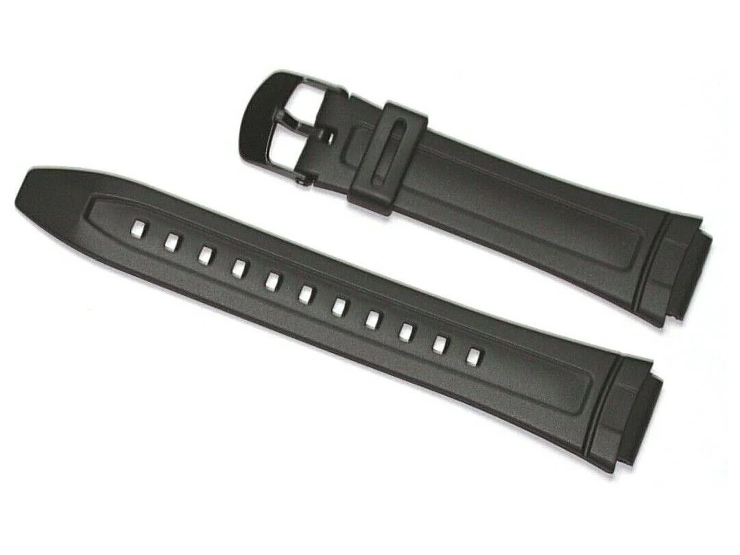 Fado  Casio Aw82 Uyumlu Siyah Silikon Saat Kordonu