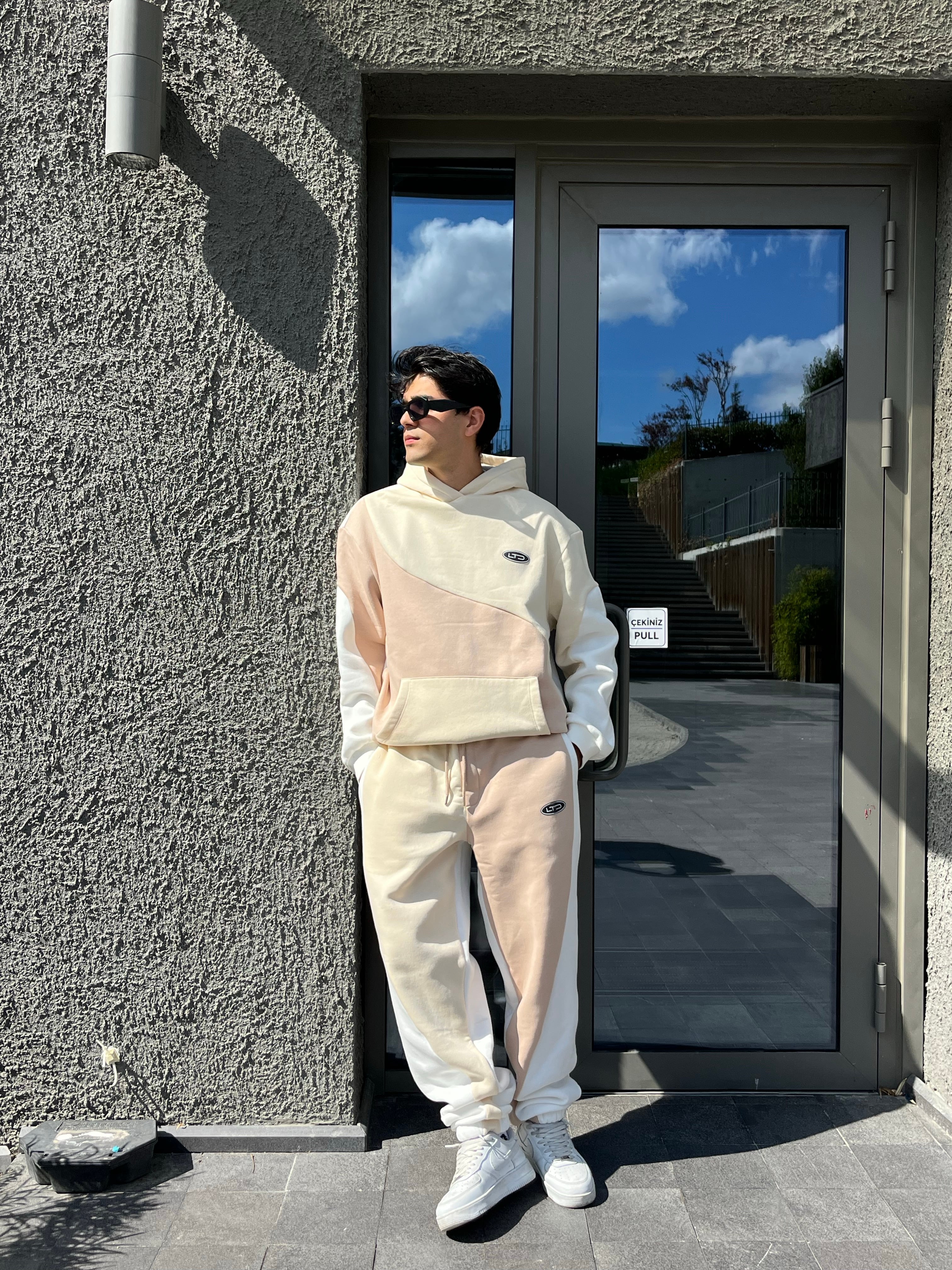 LTD Baskılı Çok Renkli Oversize Eşofman Takımı 