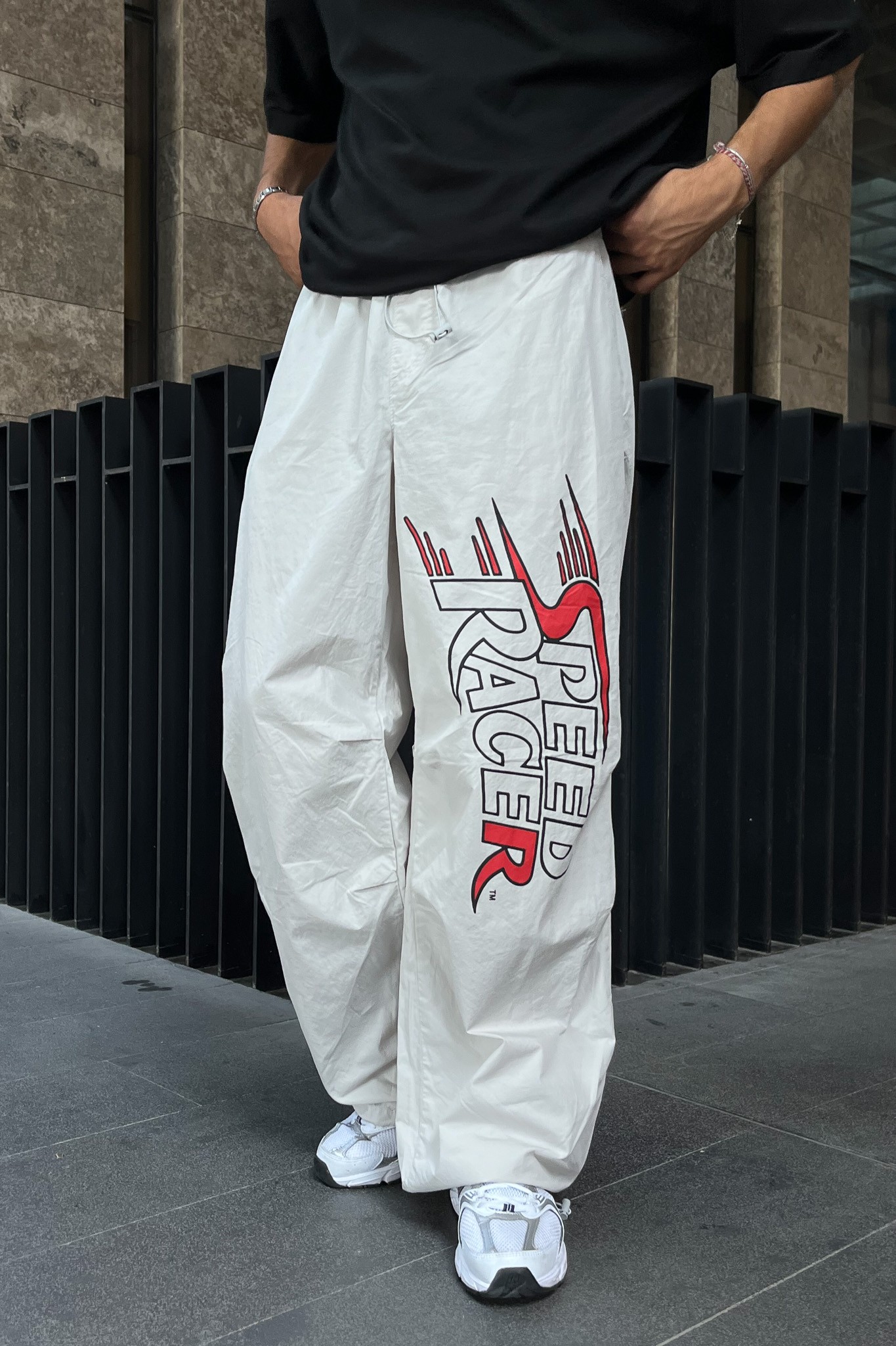 Track Pants Speed Racer Printed