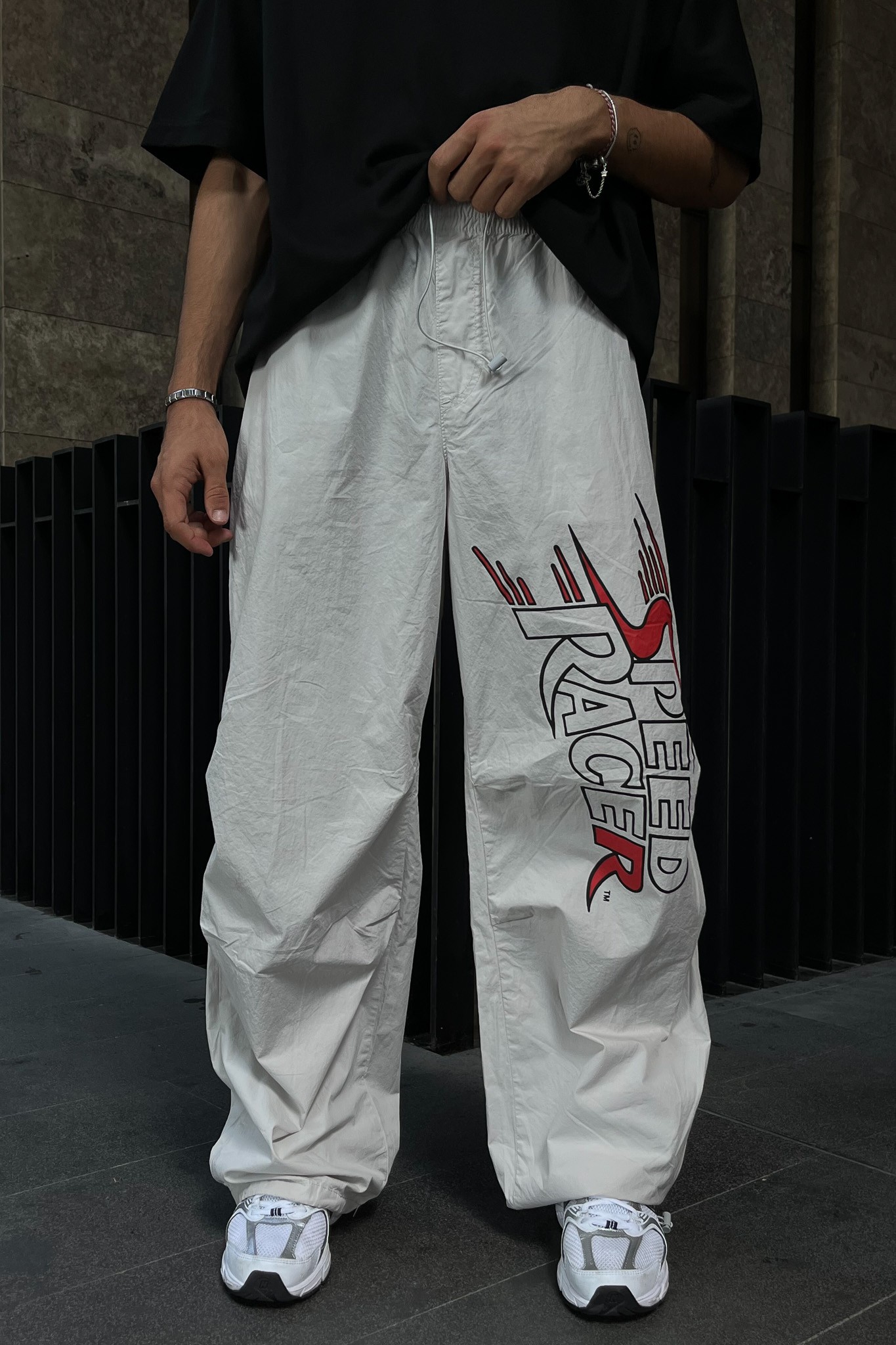 Track Pants Speed Racer Printed