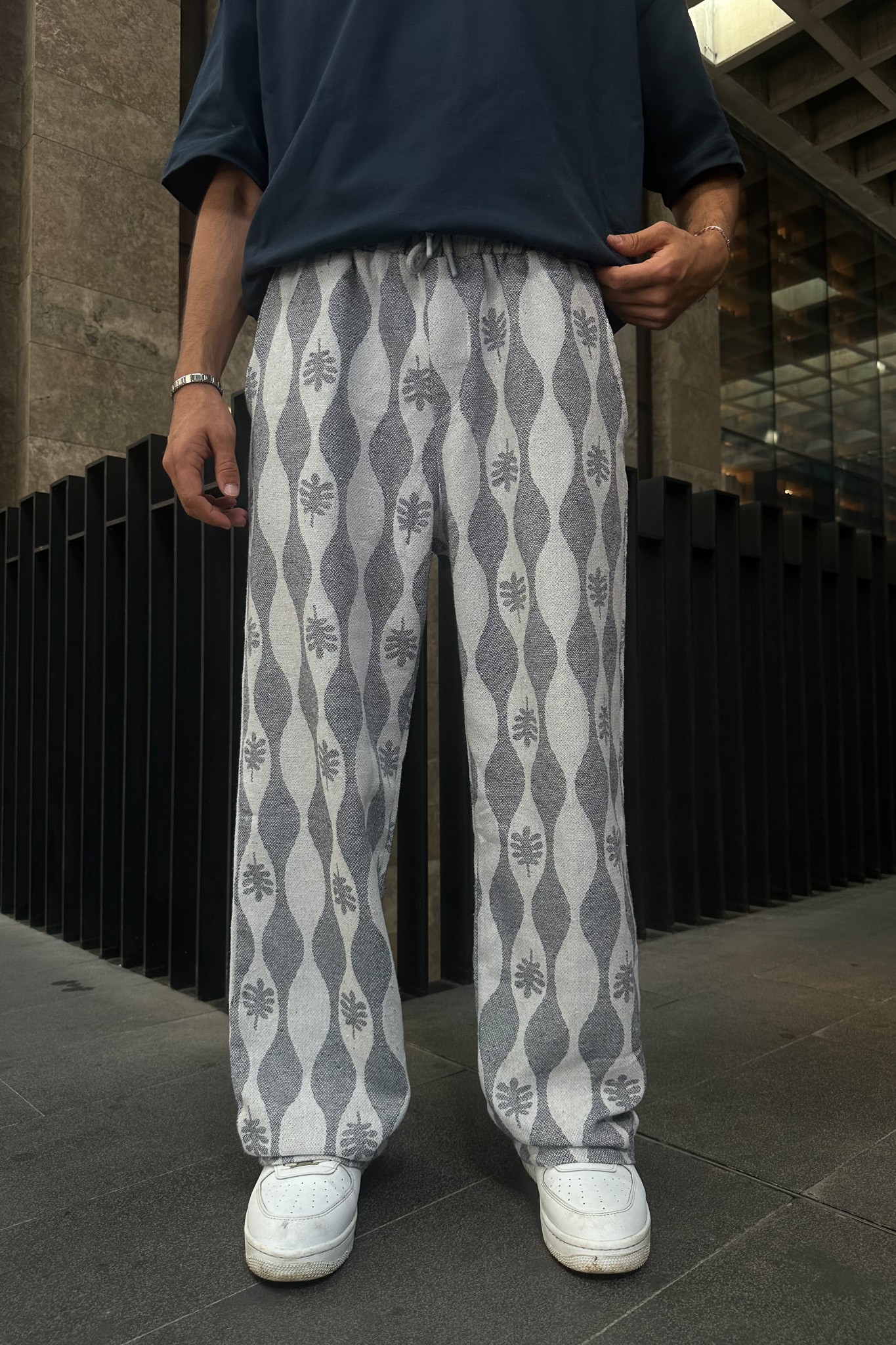 Ethnic Navy Blue Pants