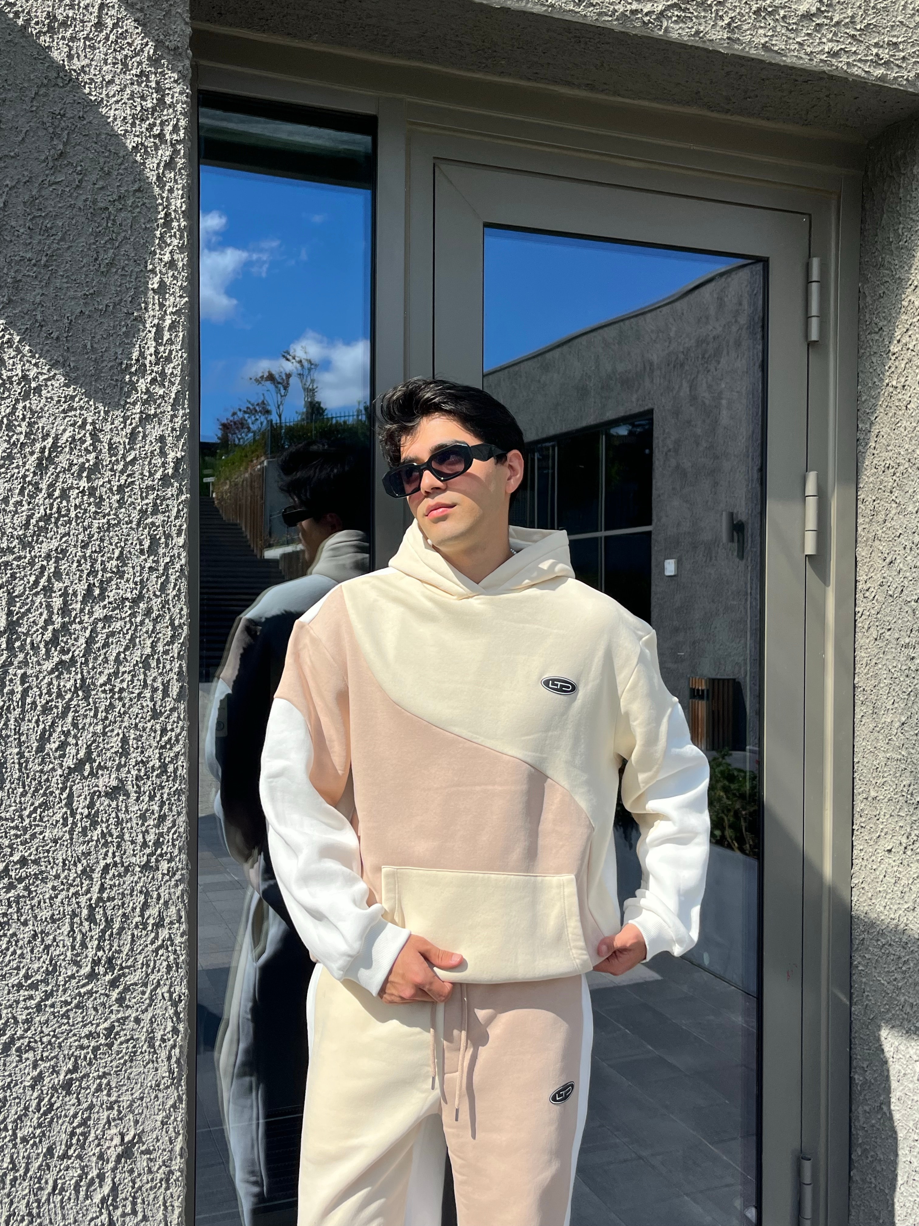 LTD Baskılı Çok Renkli Oversize Eşofman Takımı 