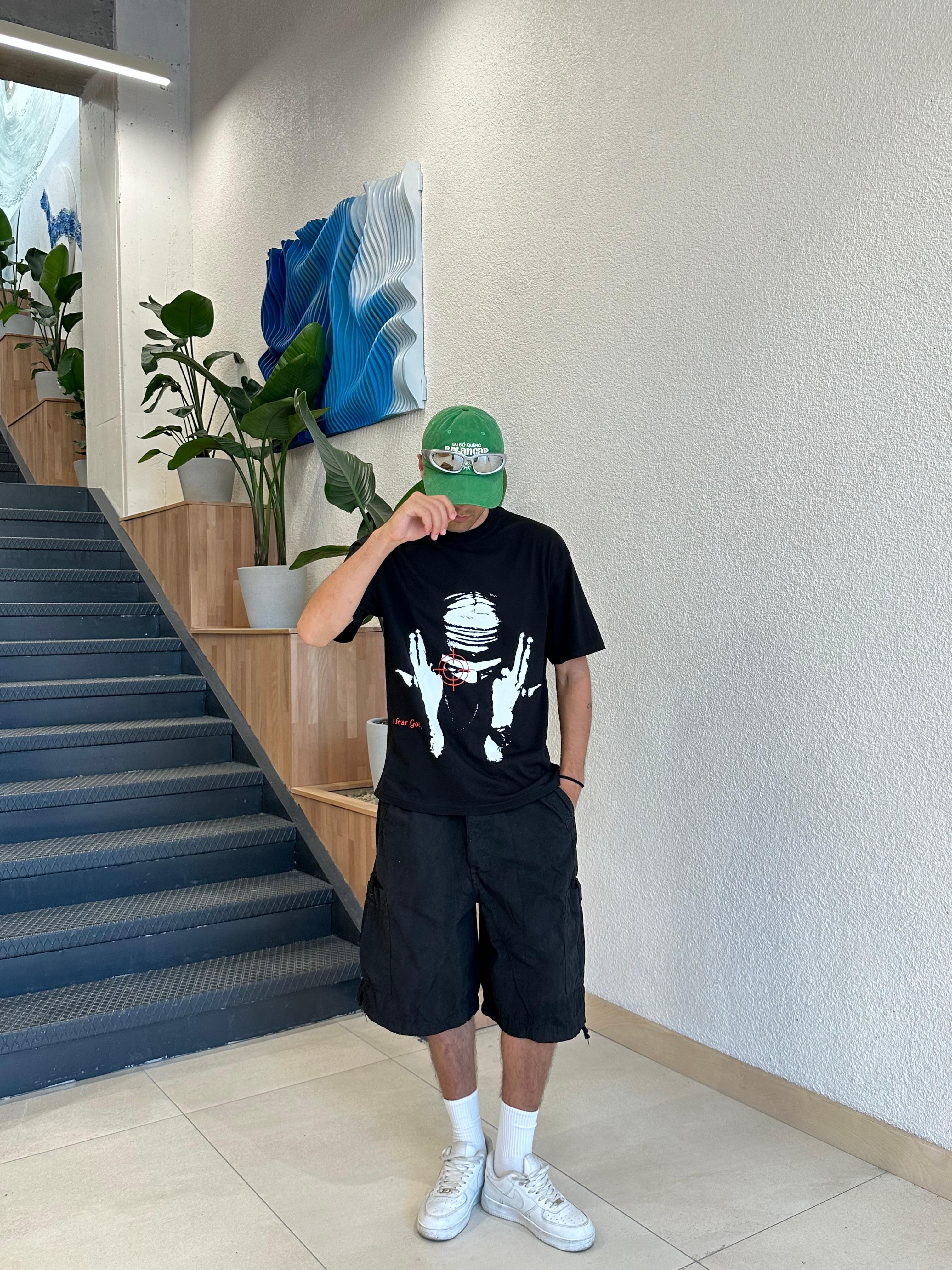 I Fear God Baskılı Oversize Tişört
