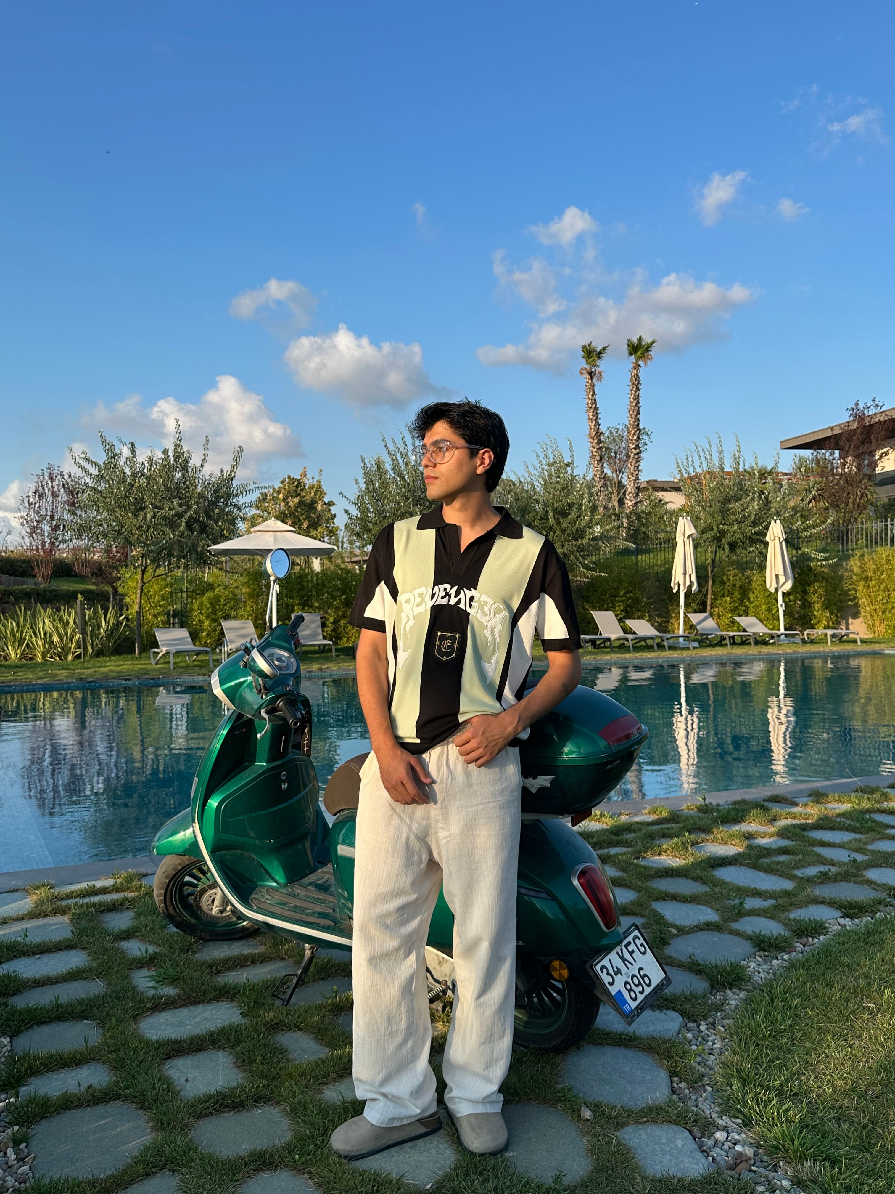 Revenger Boxy Fit Polo Yaka Triko Premium Tişört