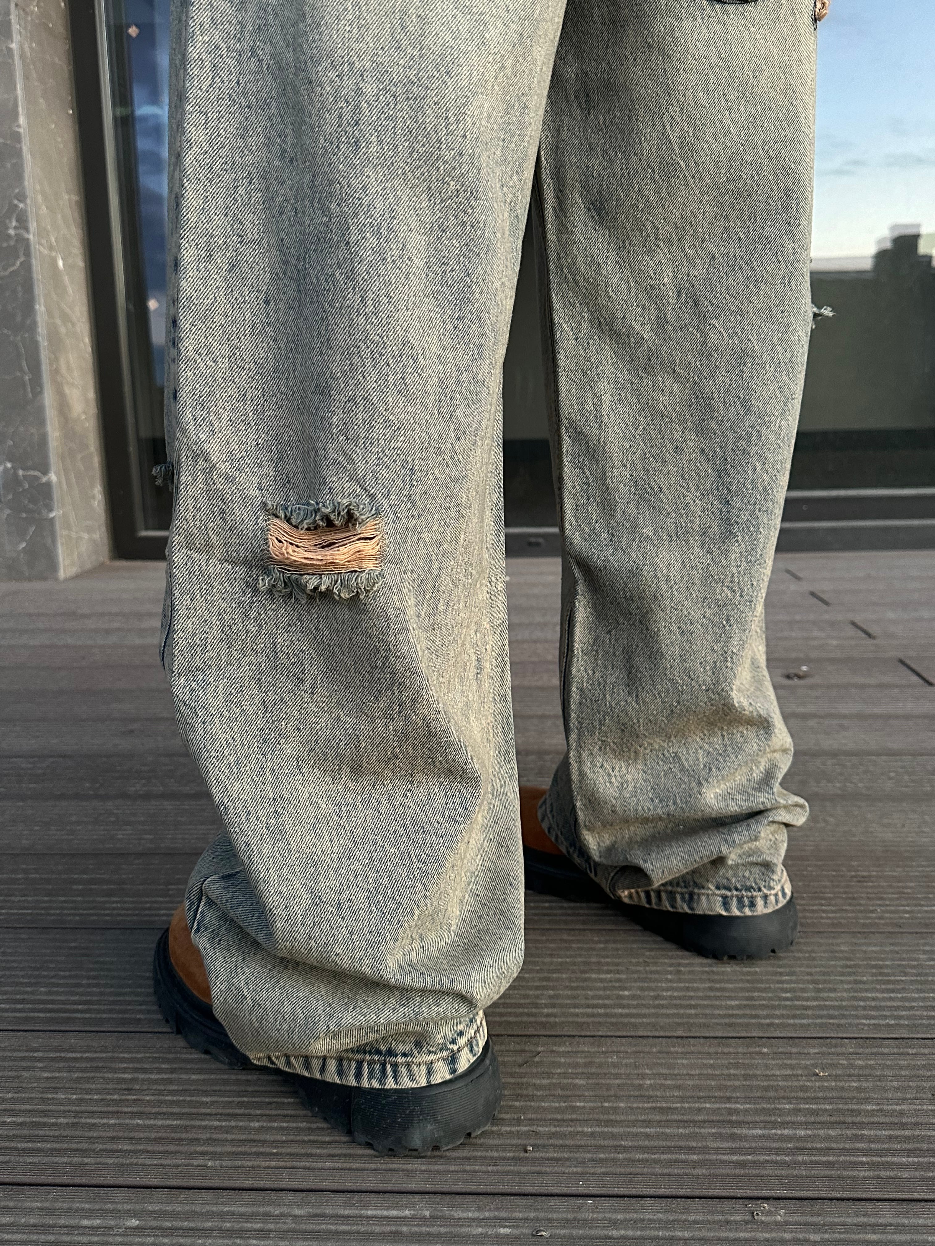 'C A' Premium Eskitme Baggy Pantolon 