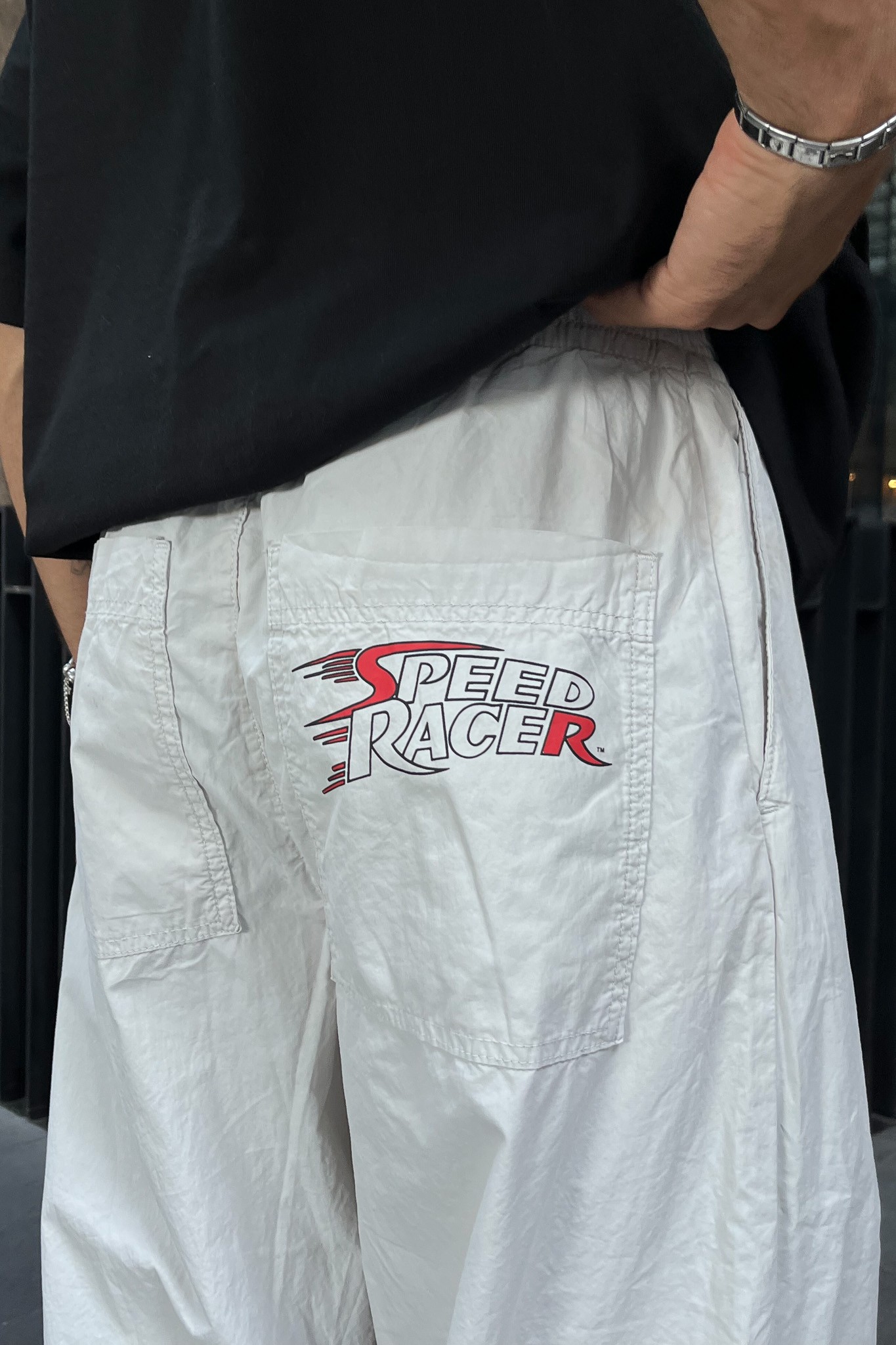 Track Pants Speed Racer Printed