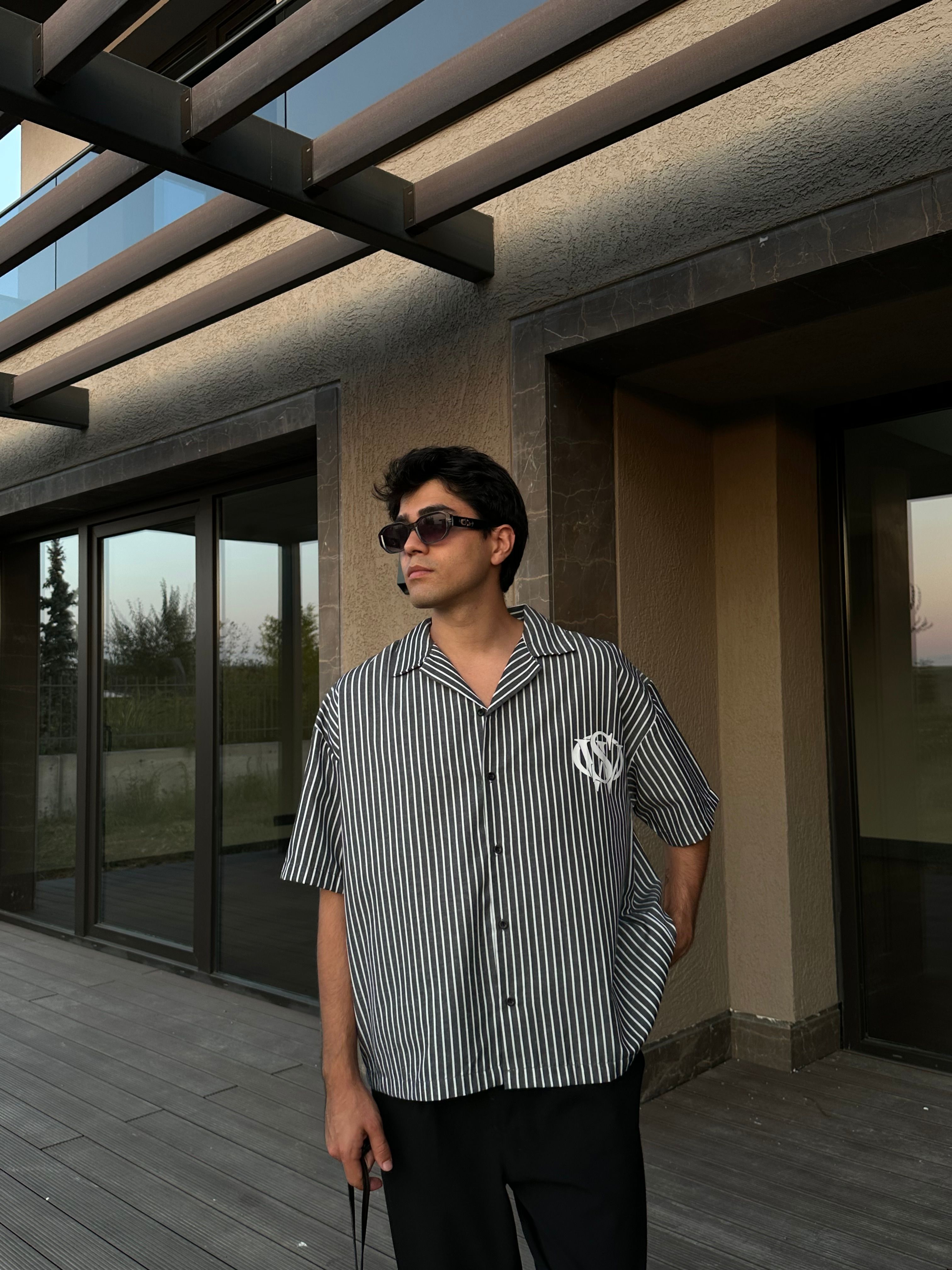 Sumwon Athl. Baskılı Oversize Gömlek