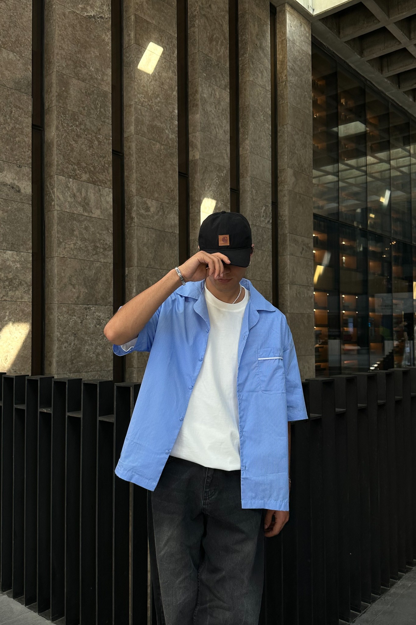 Blue Linen Shirt