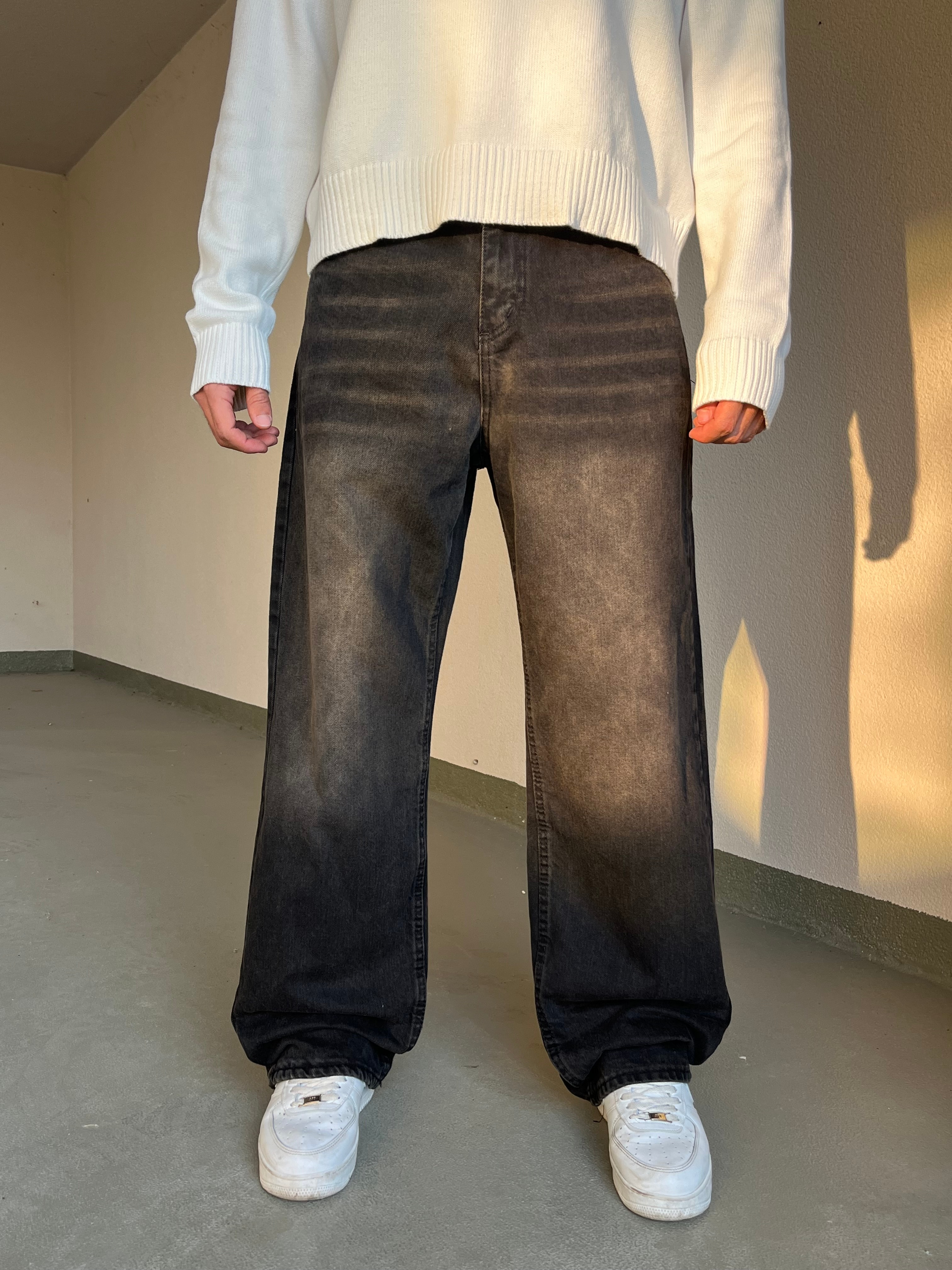 Kahve Tint Baggy Pantolon