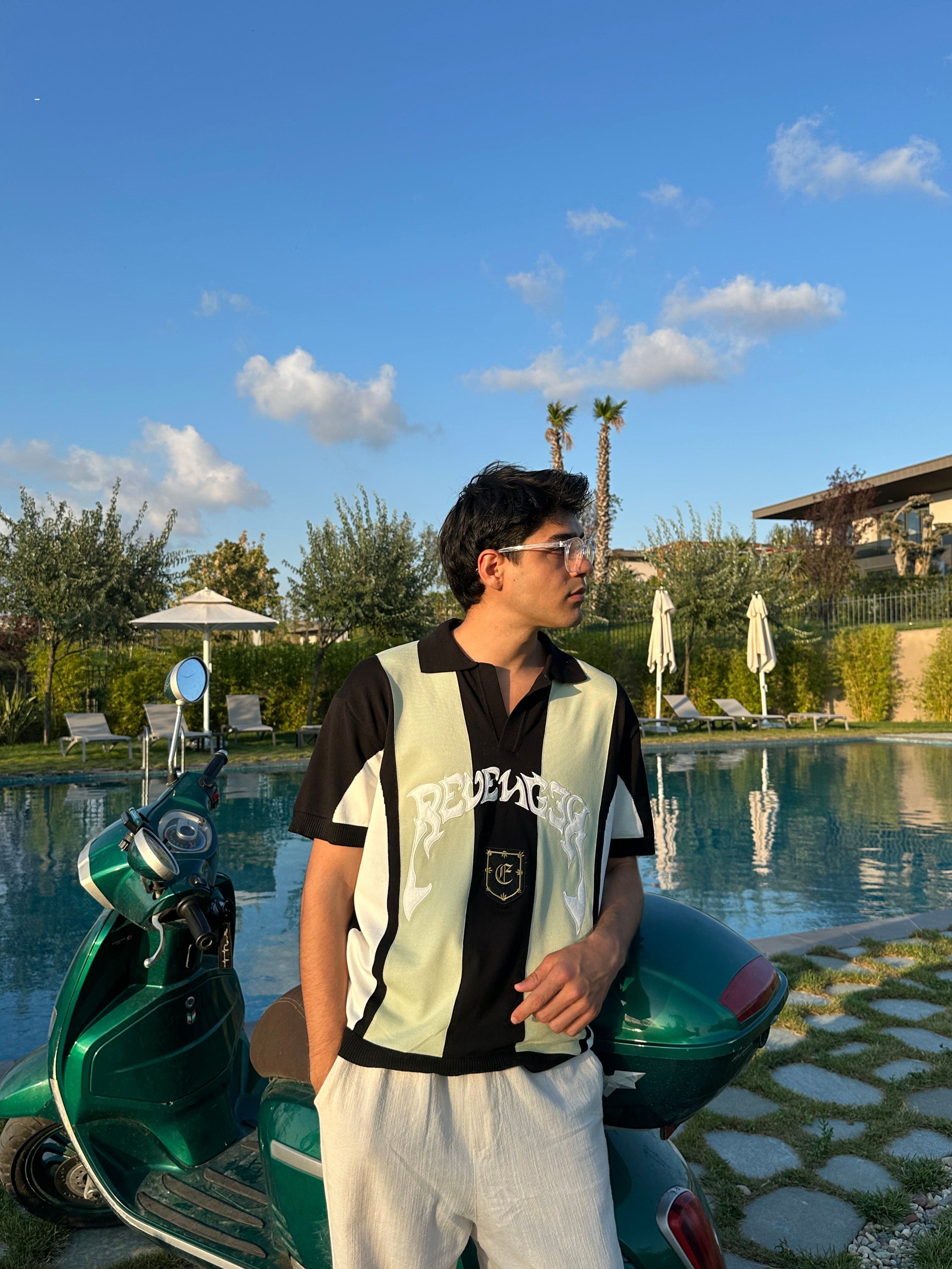 Revenger Boxy Fit Polo Yaka Triko Premium Tişört