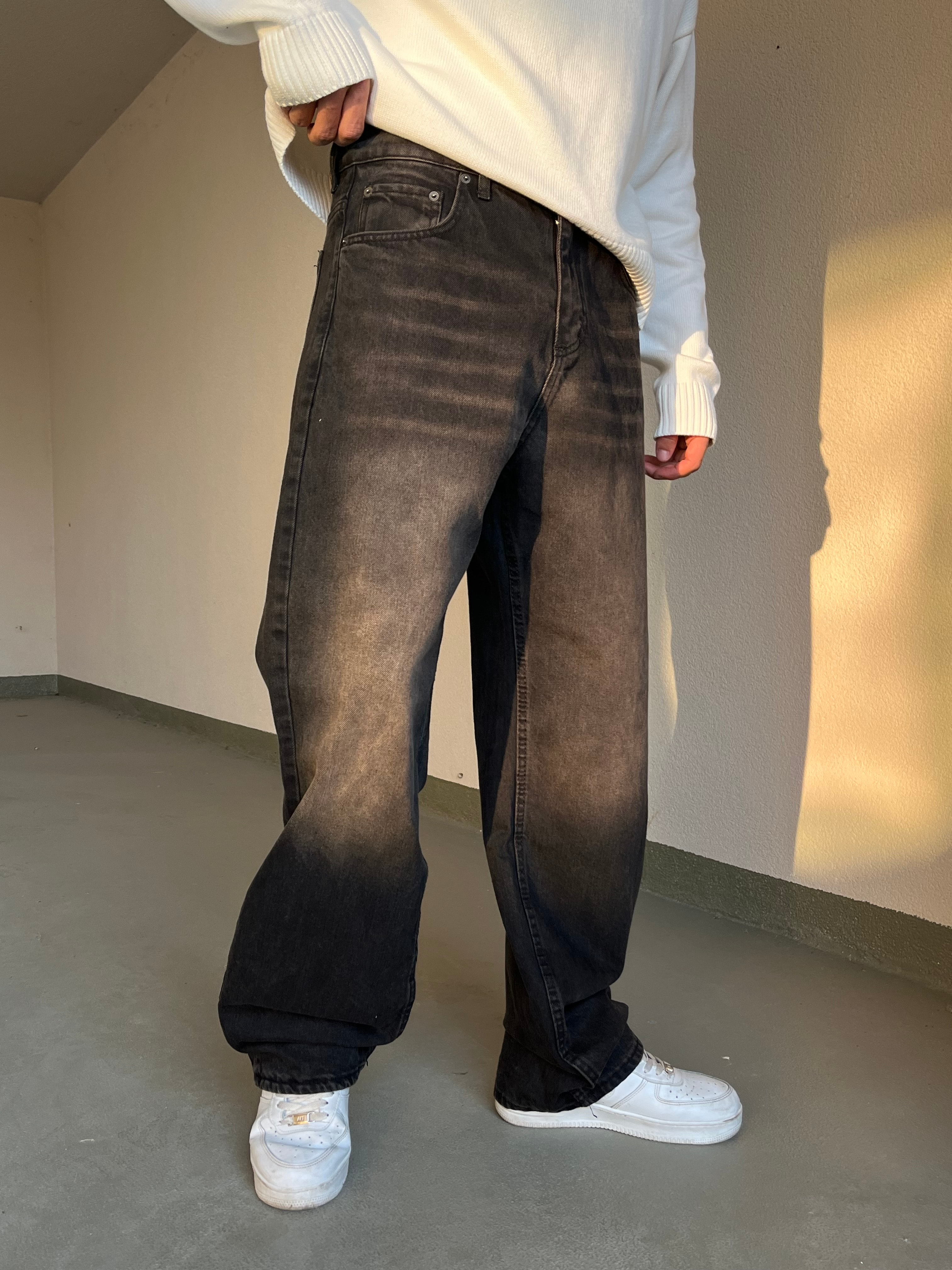 Kahve Tint Baggy Pantolon