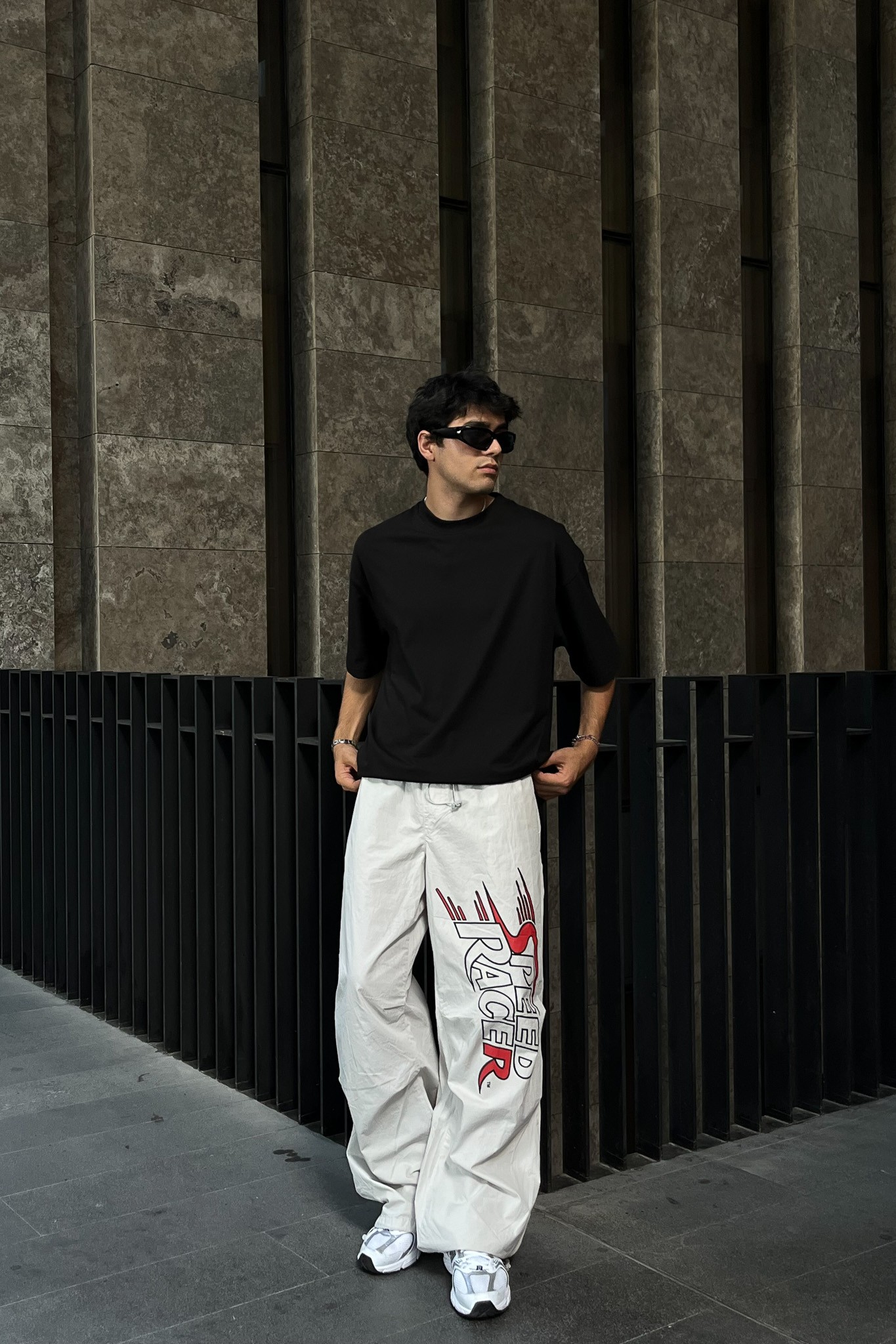 Track Pants Speed Racer Printed