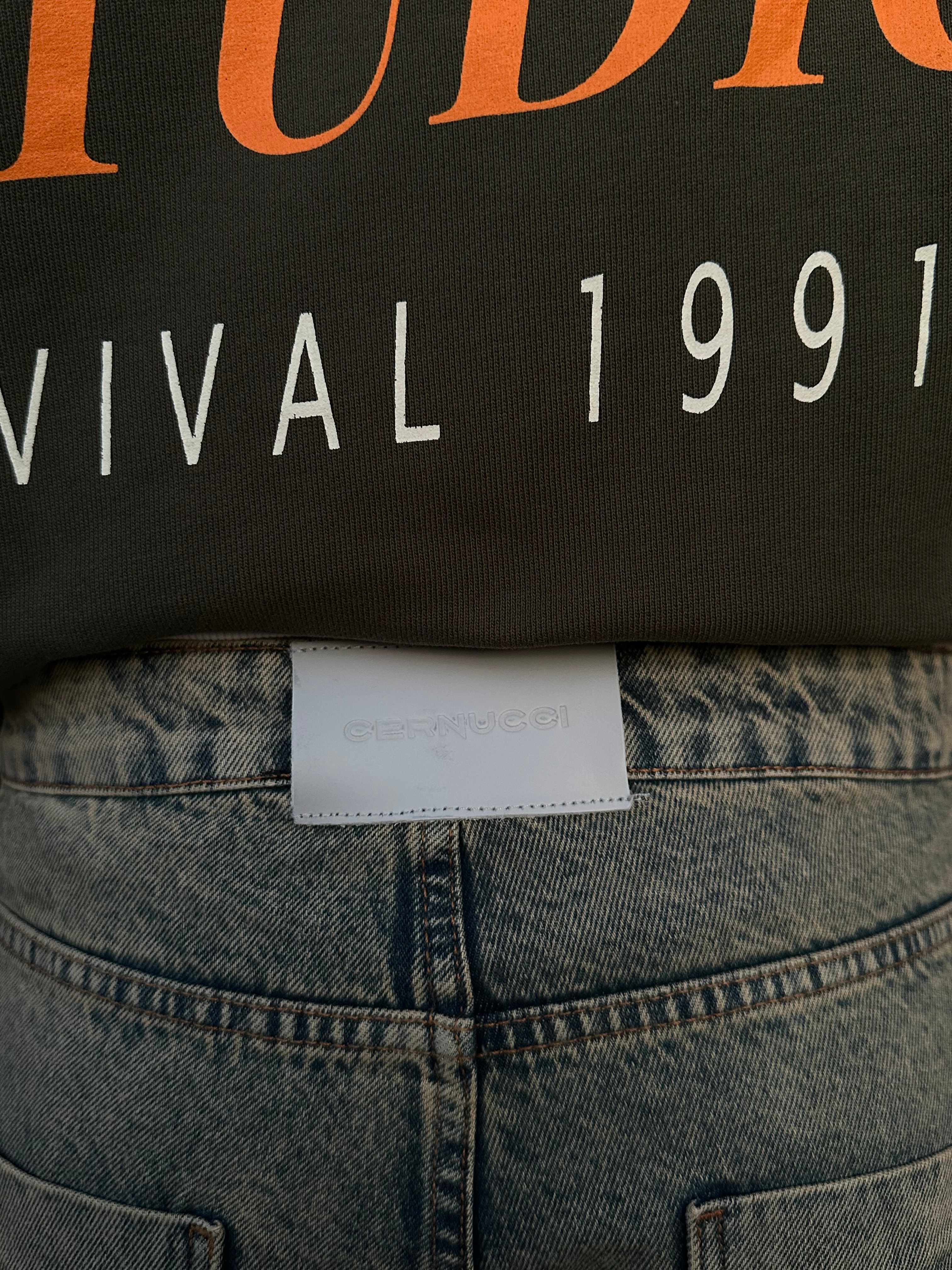 'C A' Premium Eskitme Baggy Pantolon 