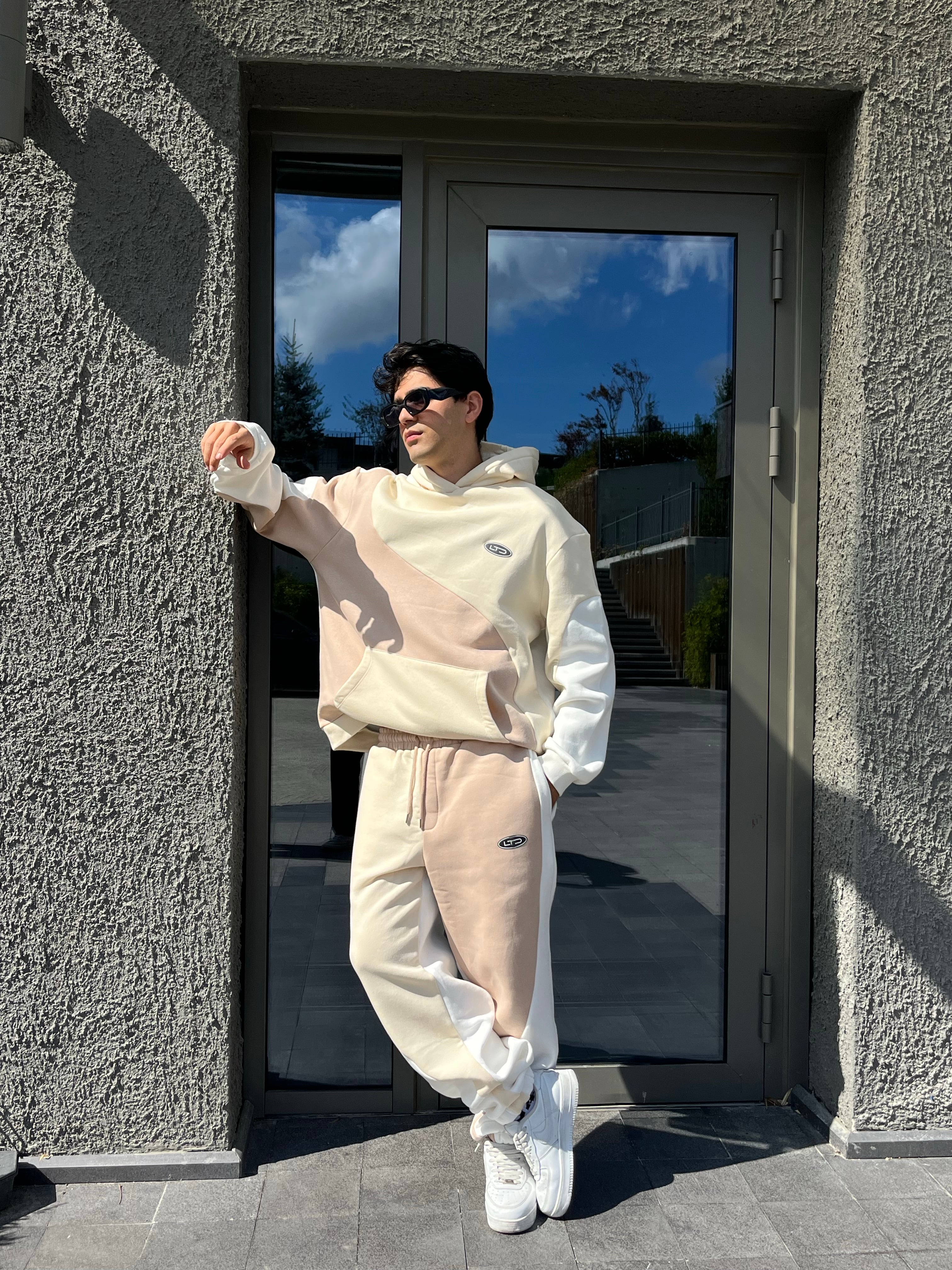 LTD Baskılı Çok Renkli Oversize Eşofman Takımı 