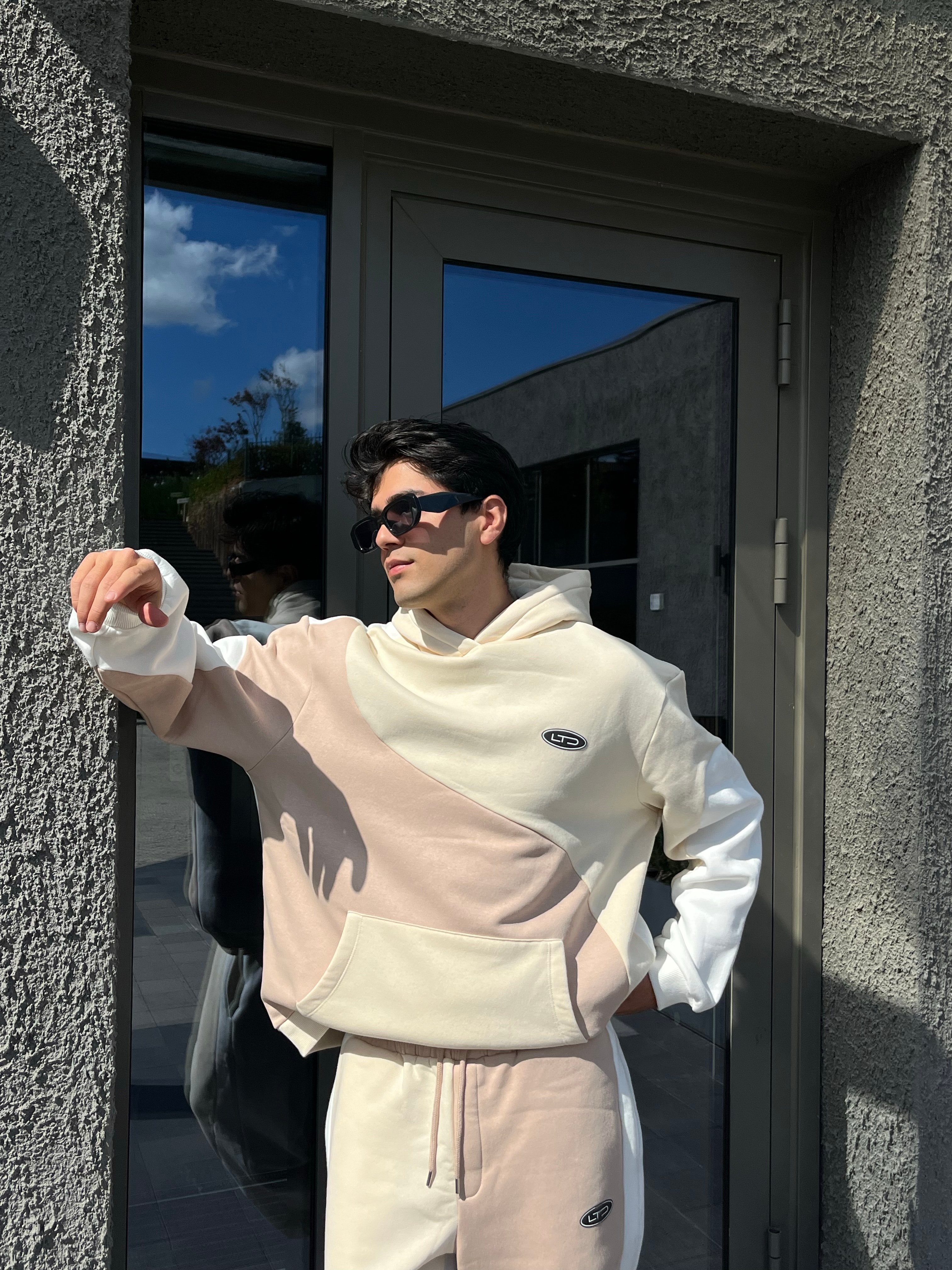 LTD Baskılı Çok Renkli Oversize Eşofman Takımı 