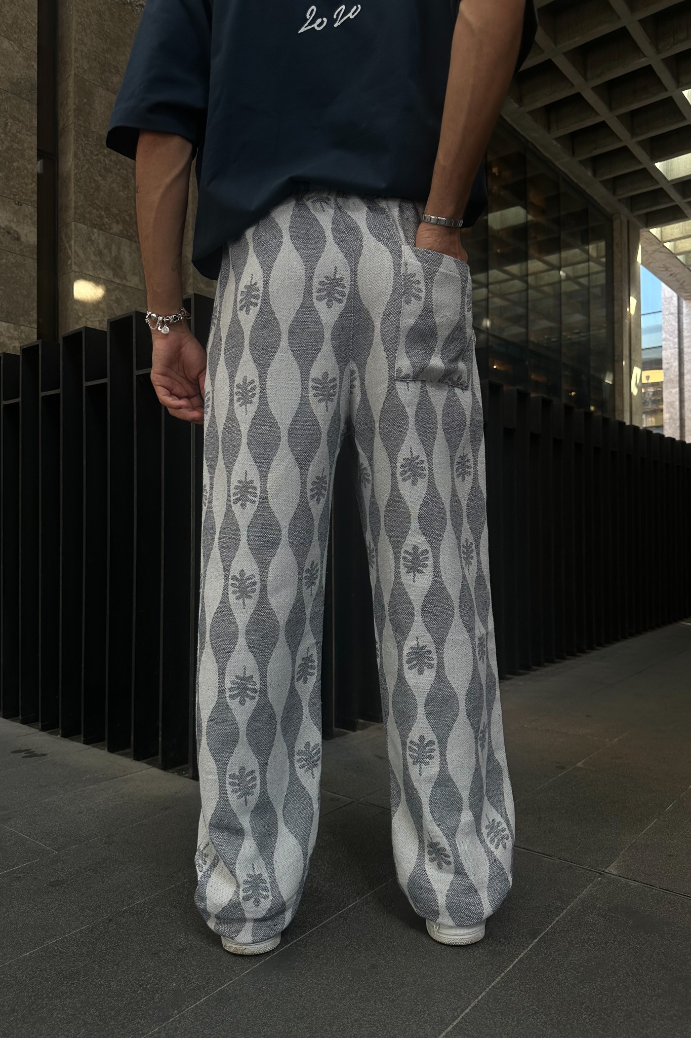 Ethnic Navy Blue Pants