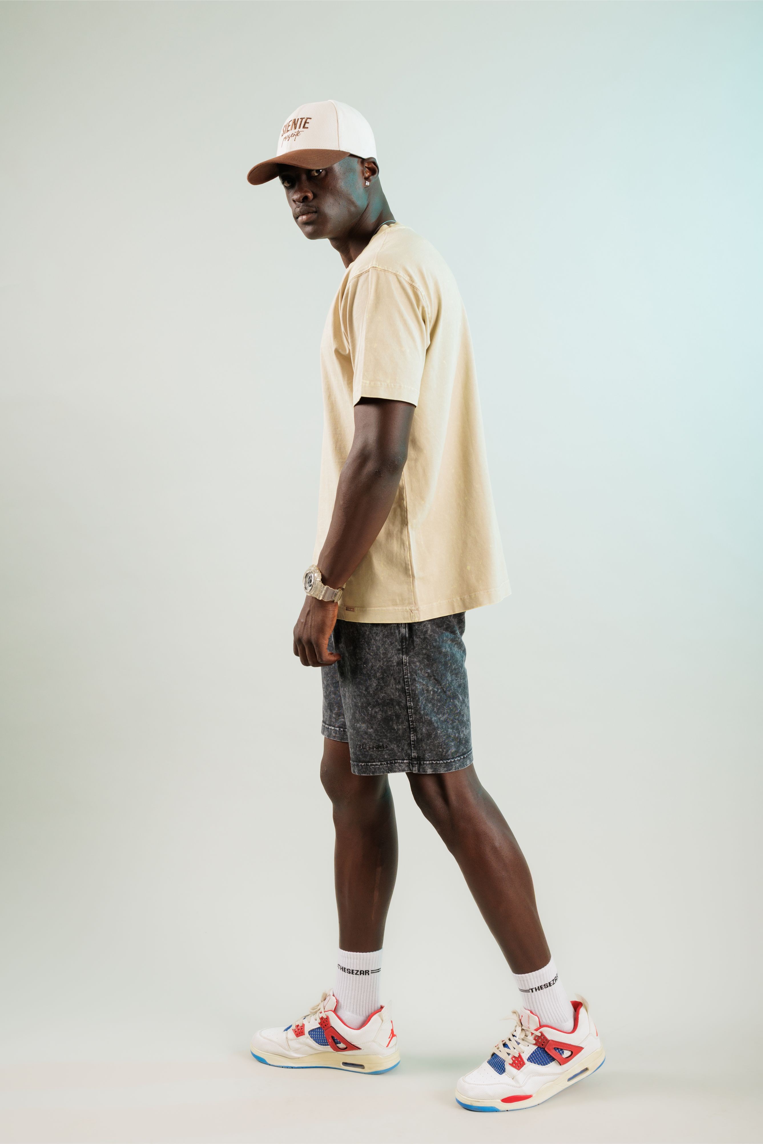 Dolce Far Niente Soft Bej Yıkamalı Oversize Tshirt