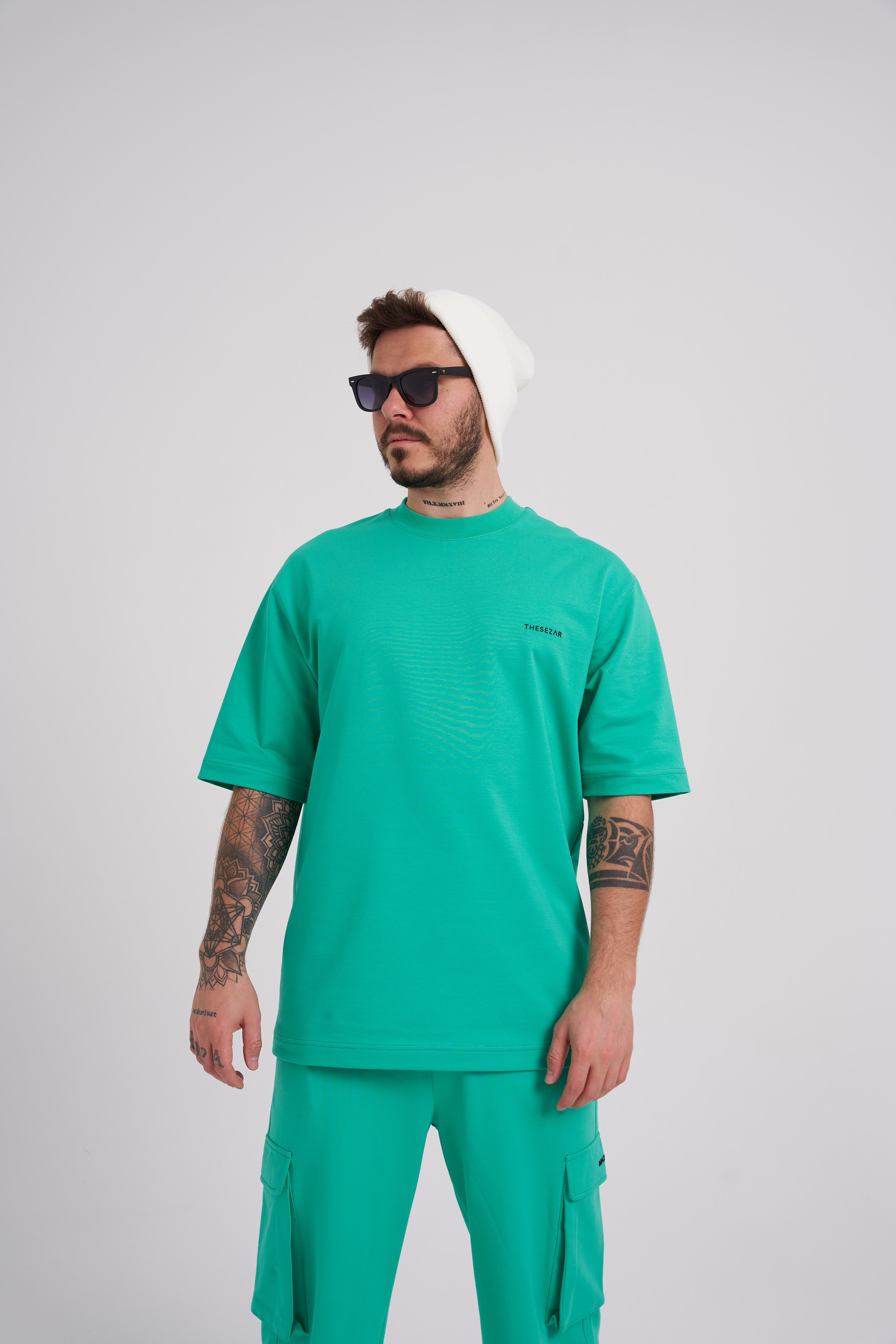 Kamboçya Açık Yeşil Oversize Tshirt