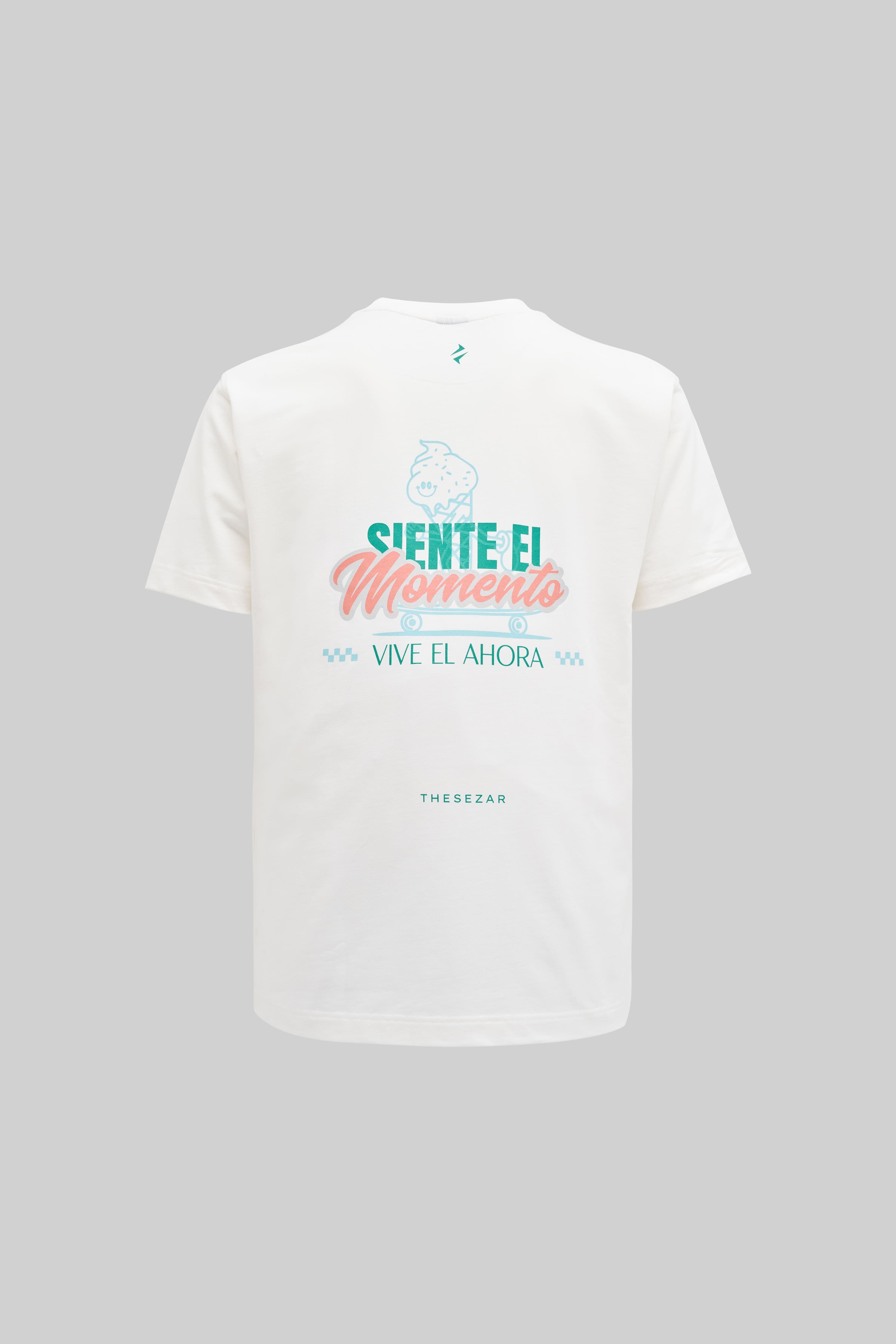 Siente El Momento Ekru Oversize Tshirt