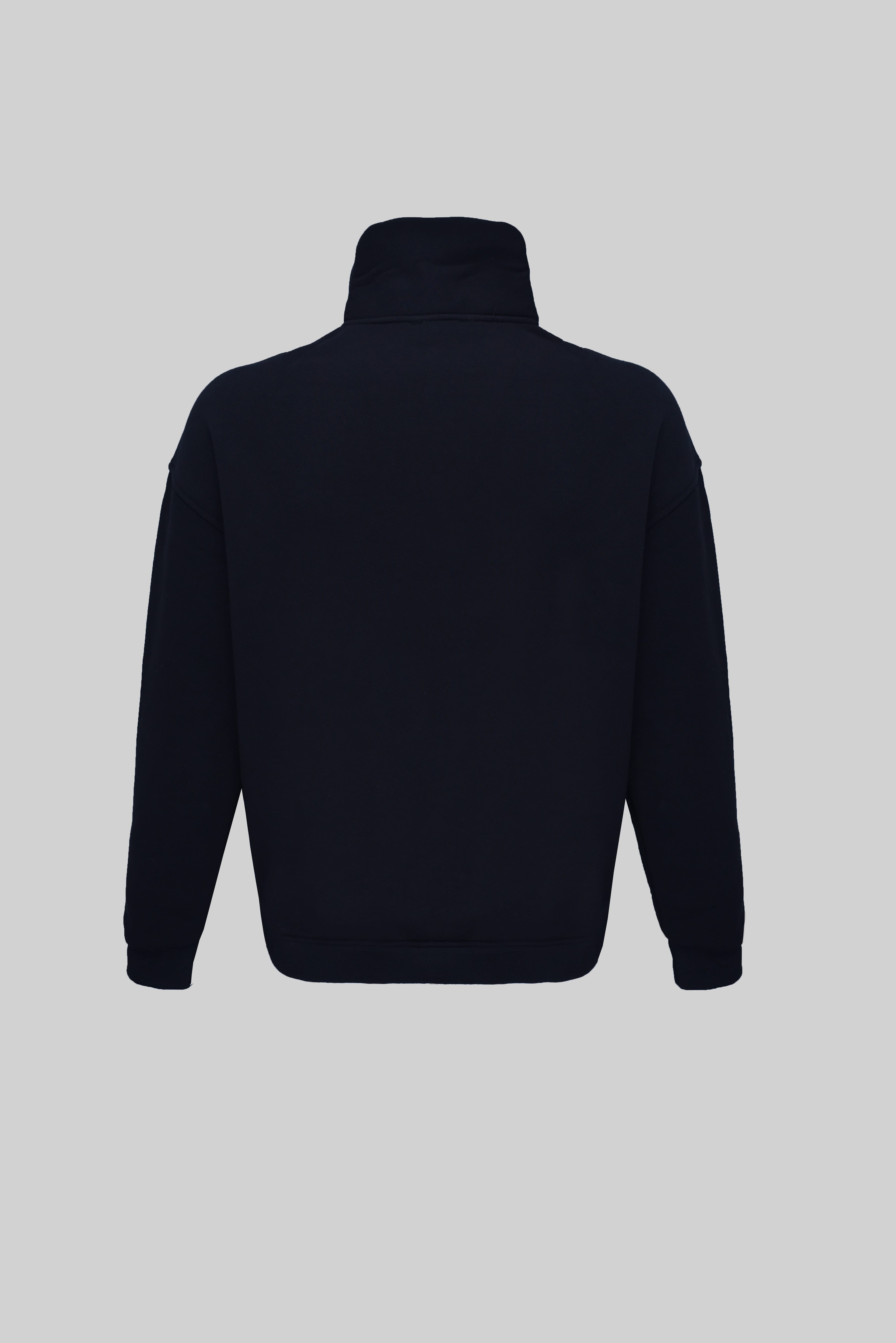 Half Zip Sweatshirt Siyah