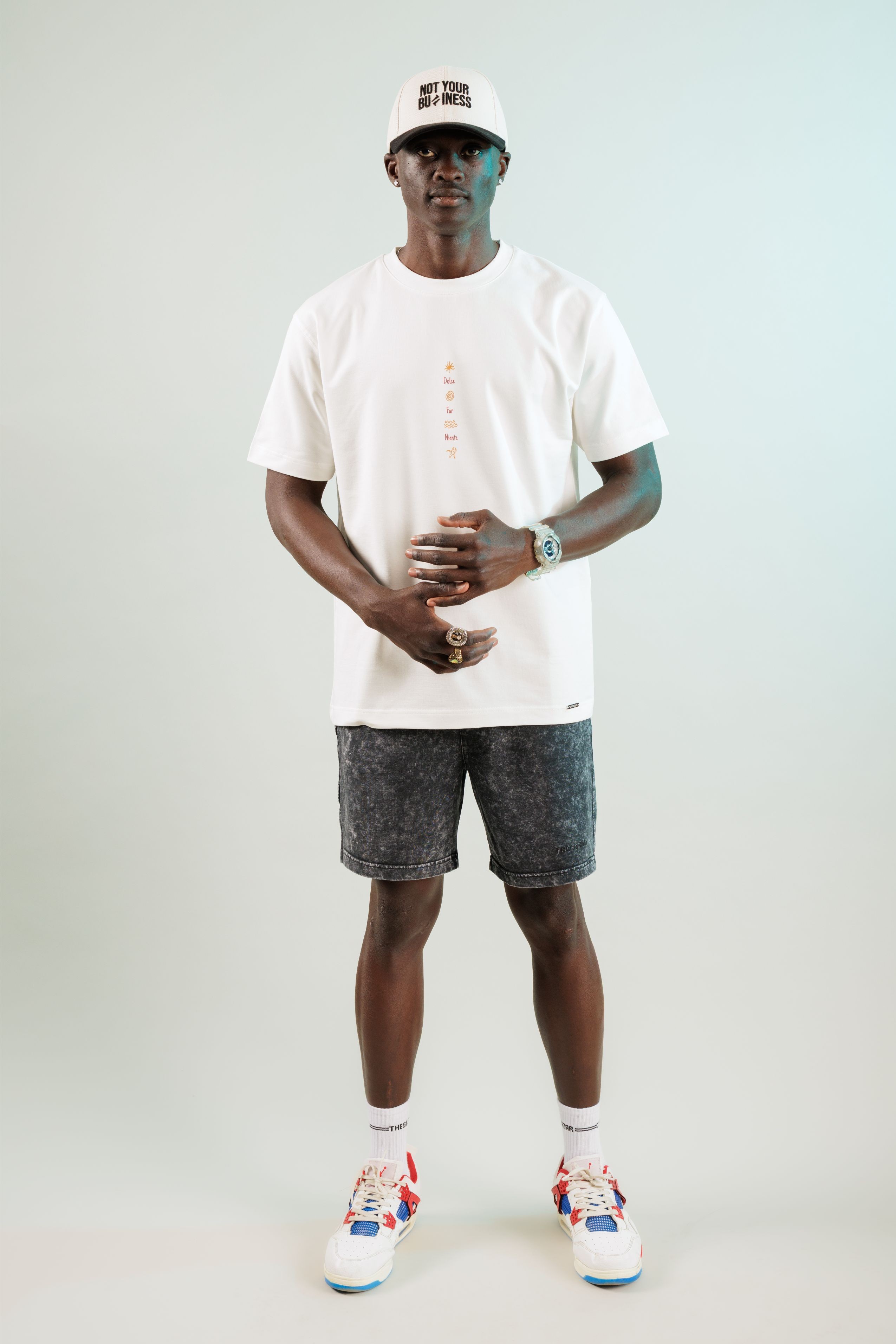 Dolce Far Niente Ekru Oversize Tshirt