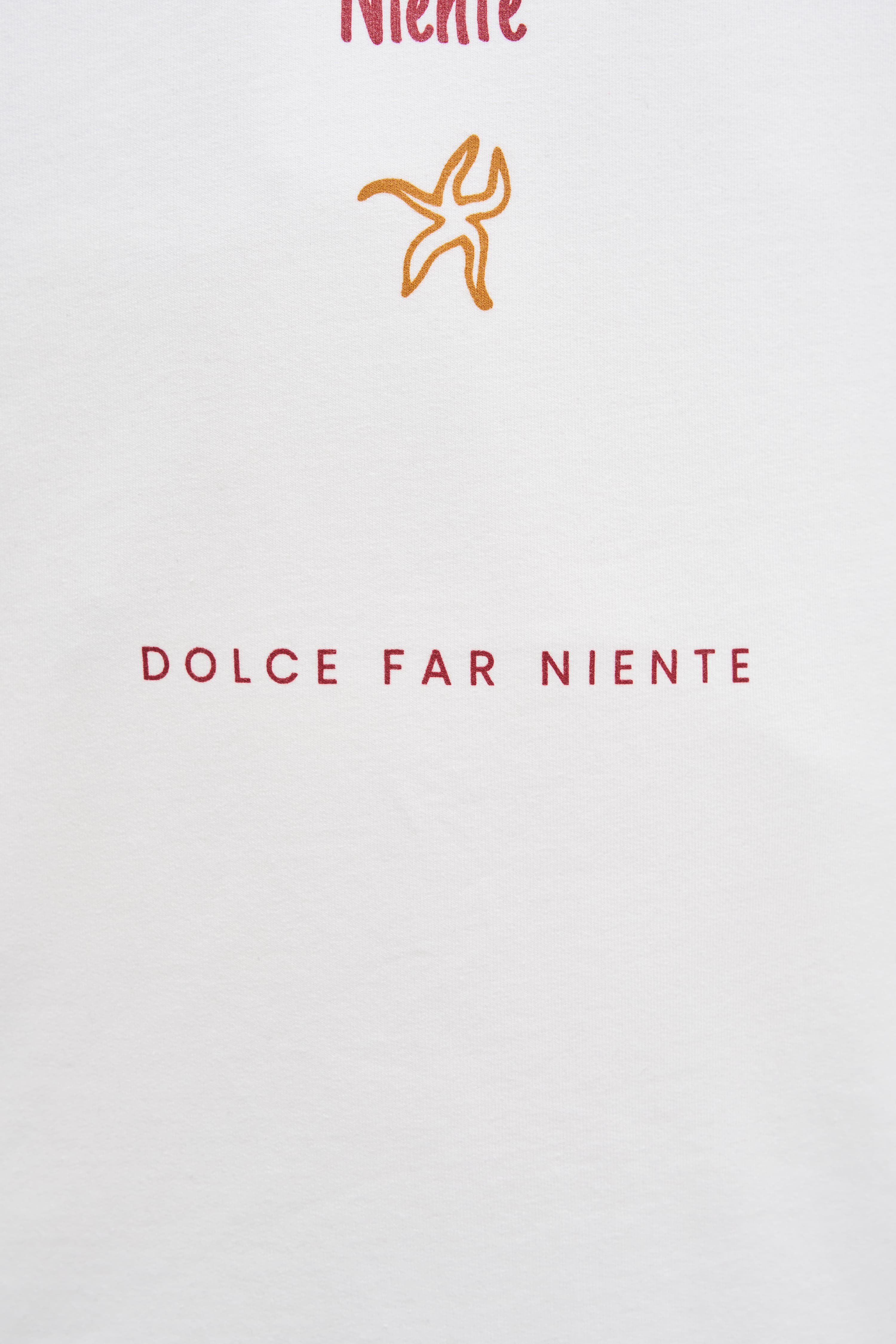 Dolce Far Niente Ekru Oversize Tshirt