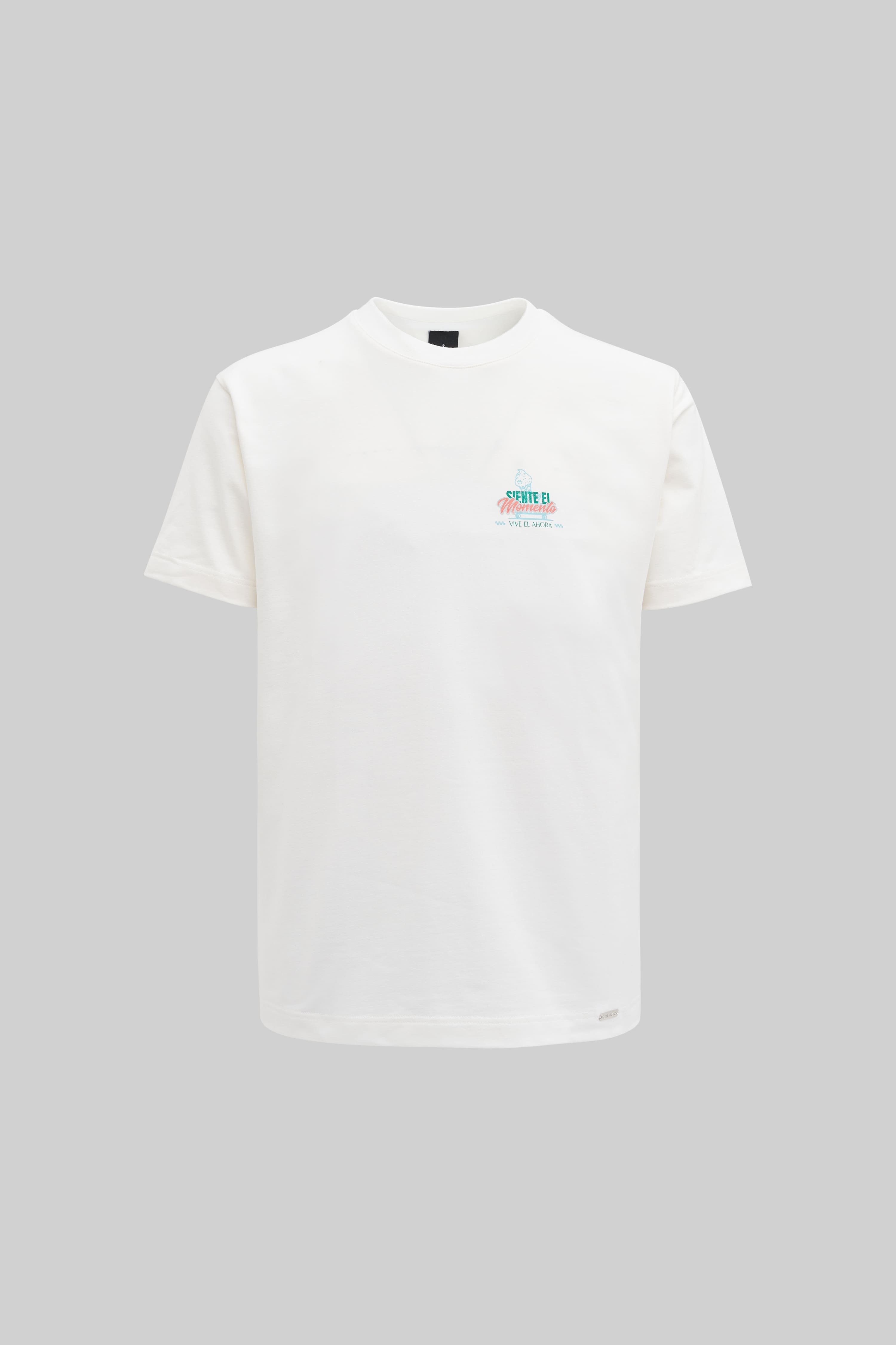 Siente El Momento Ekru Oversize Tshirt