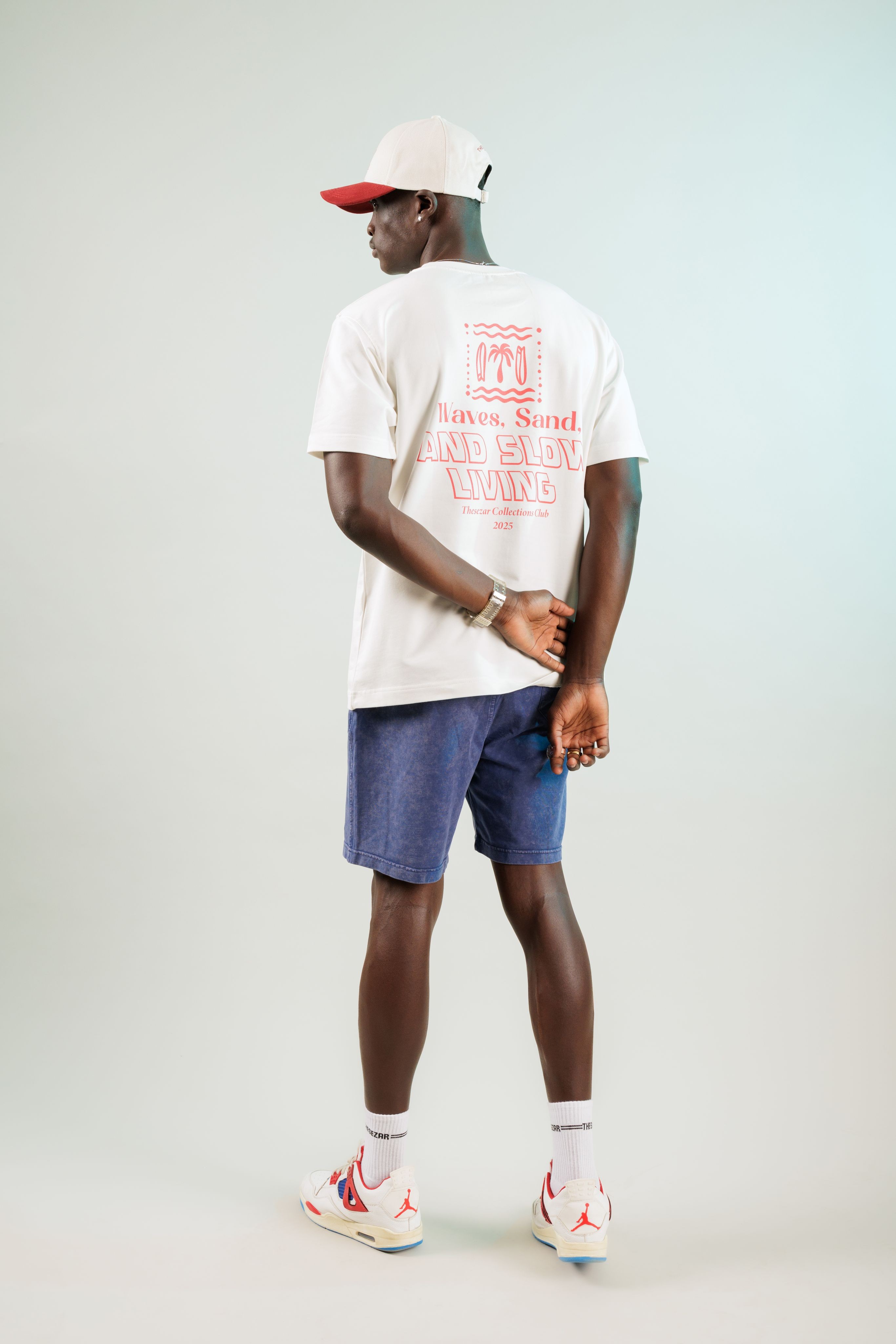 Waves and Sand Ekru Oversize Tshirt