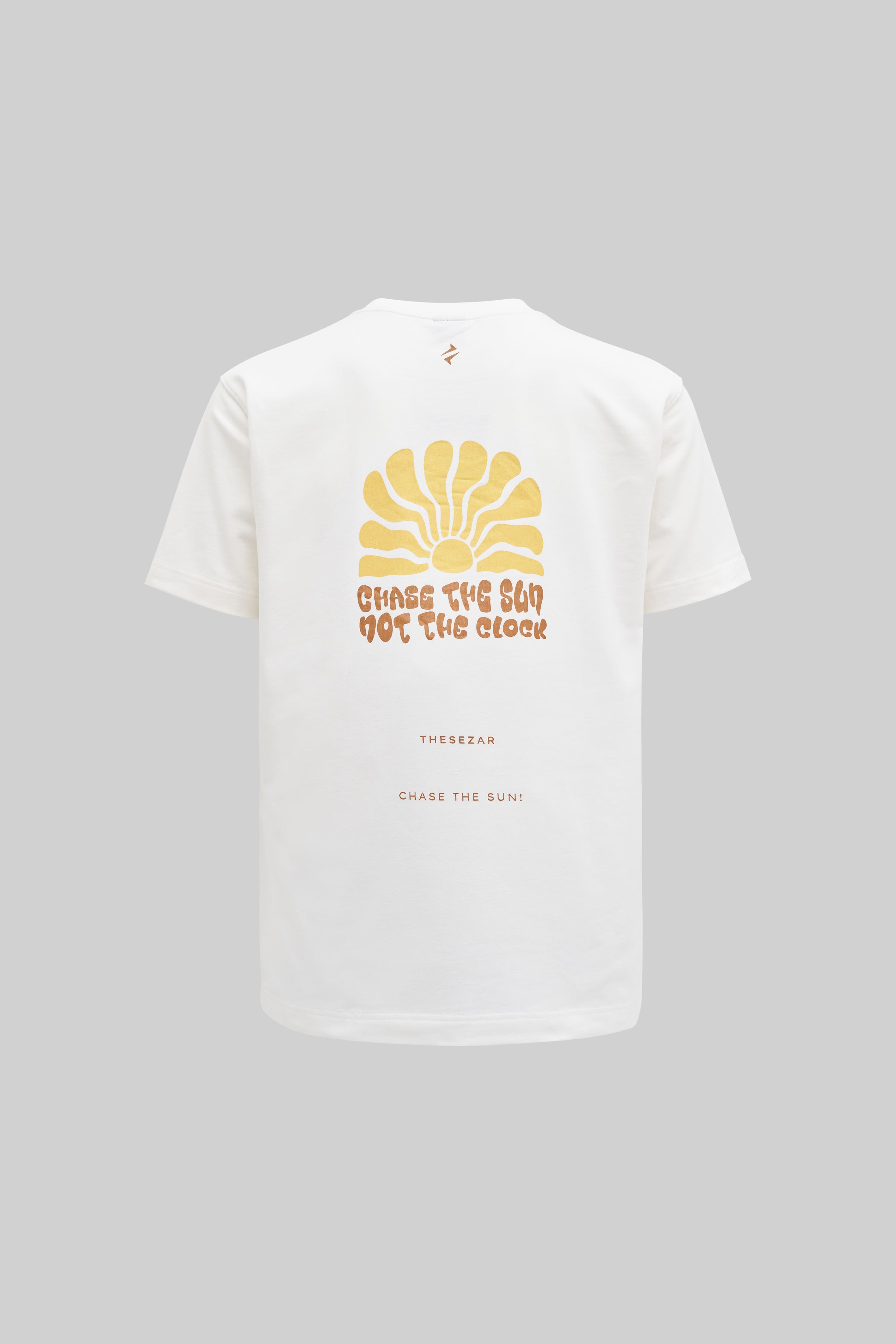 Chase The Sun Ekru Oversize Tshirt