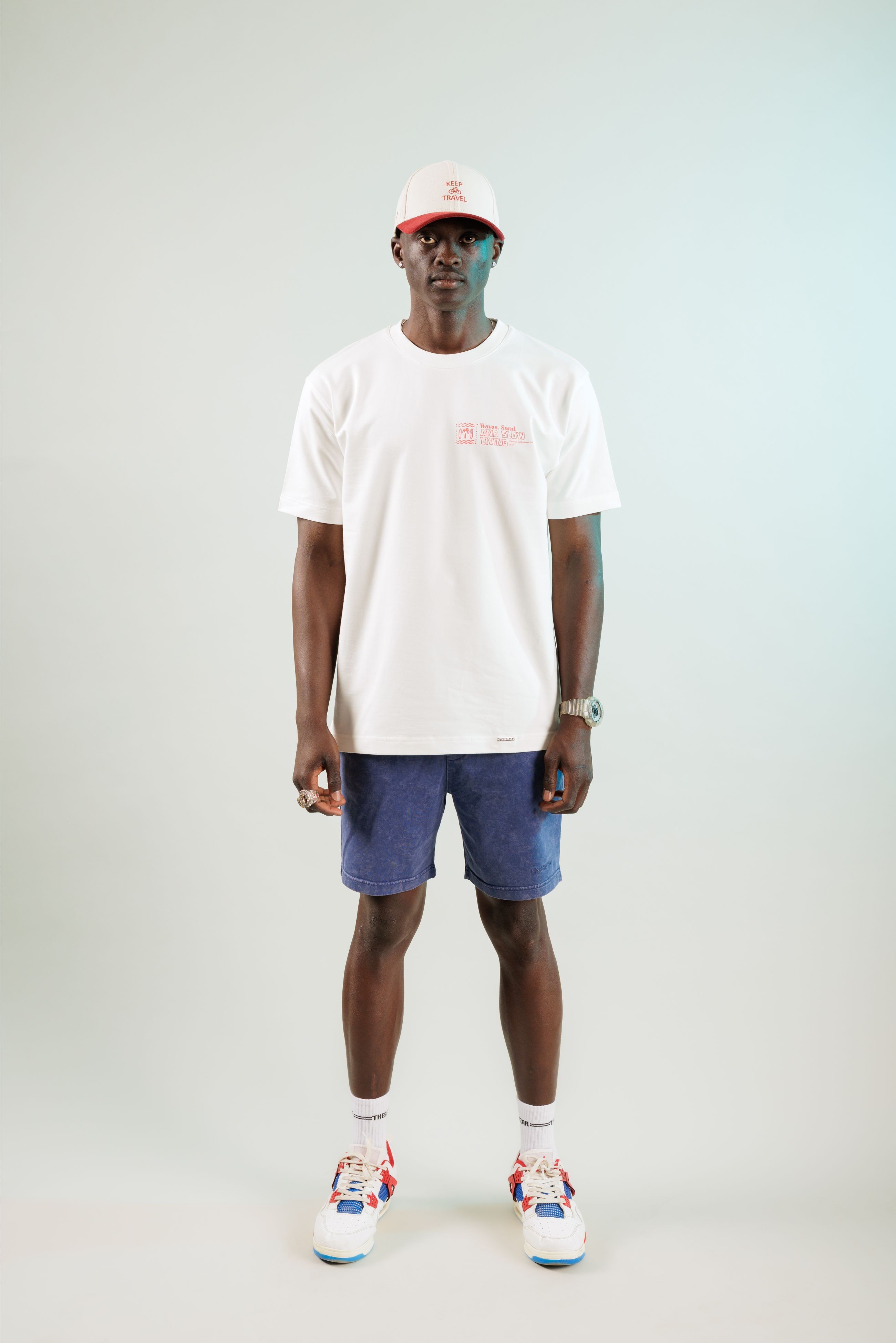 Waves and Sand Ekru Oversize Tshirt