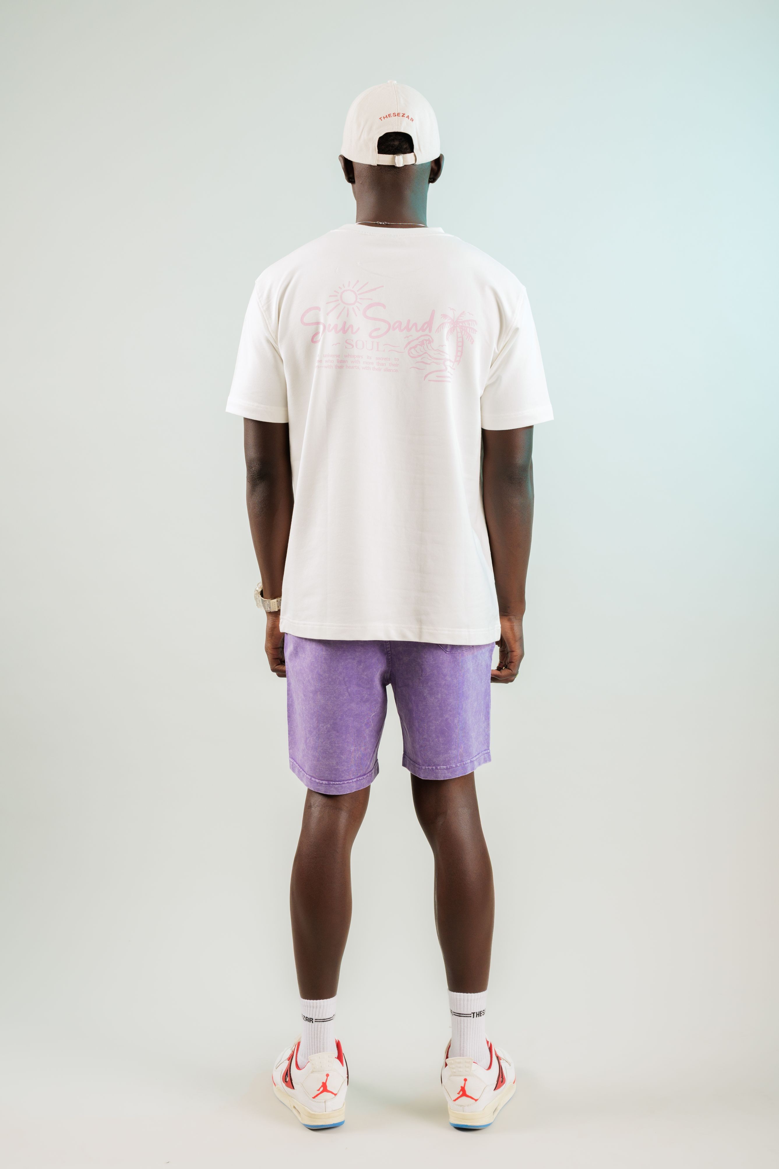 Sun Sand Soul Ekru Oversize Tshirt