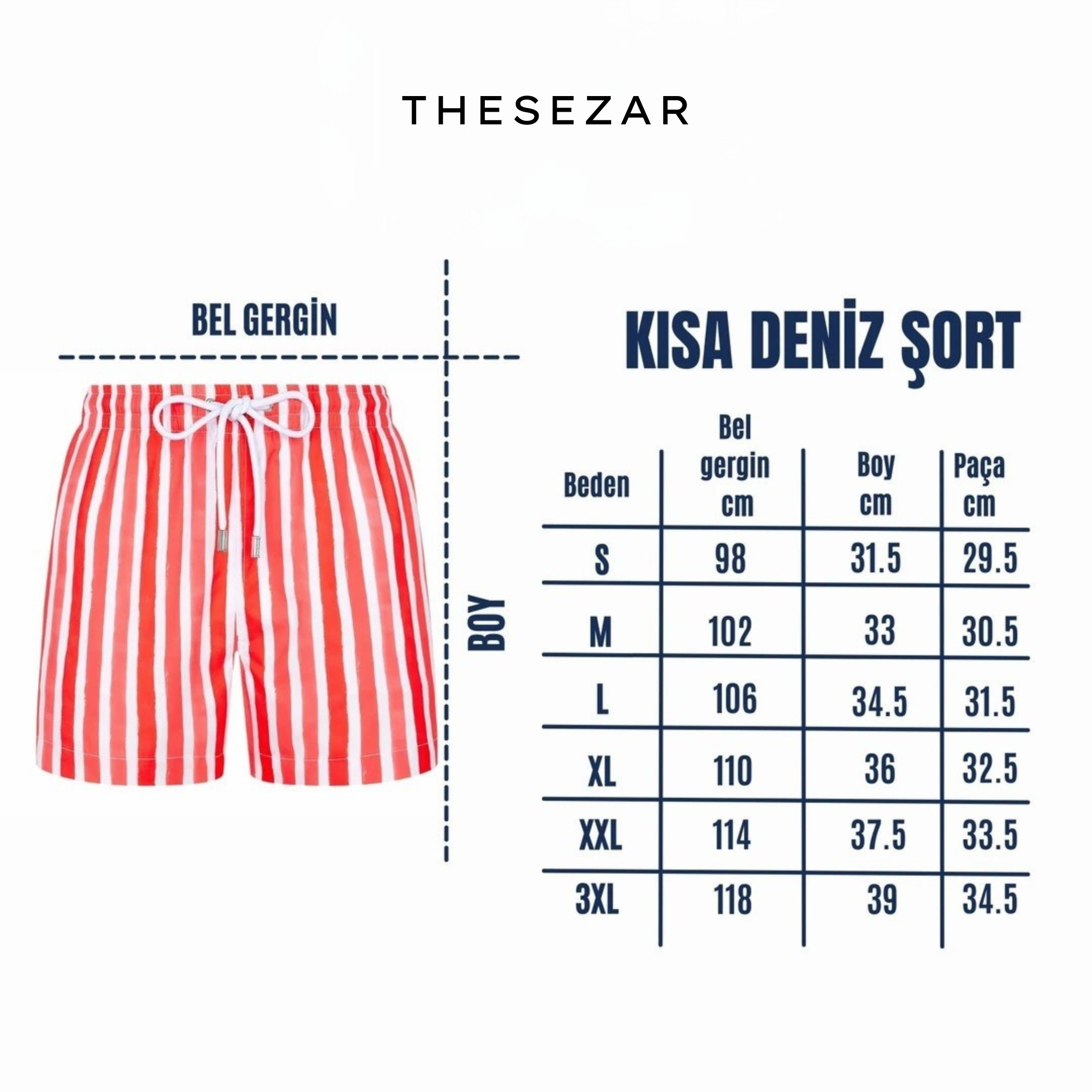 Ayvalık Deniz Şortu 