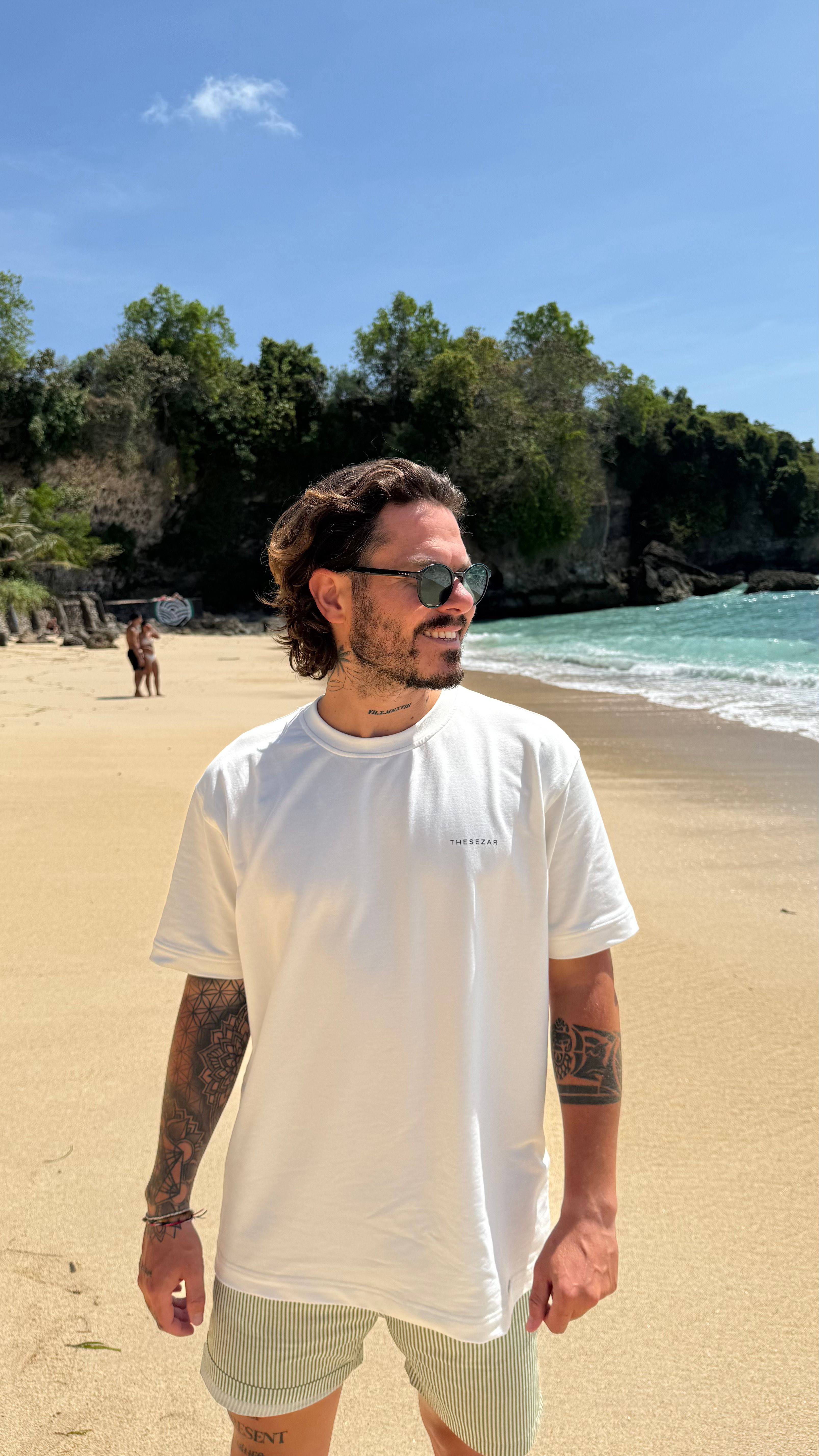 Bali Basic Ekru Thesezar T-shirt