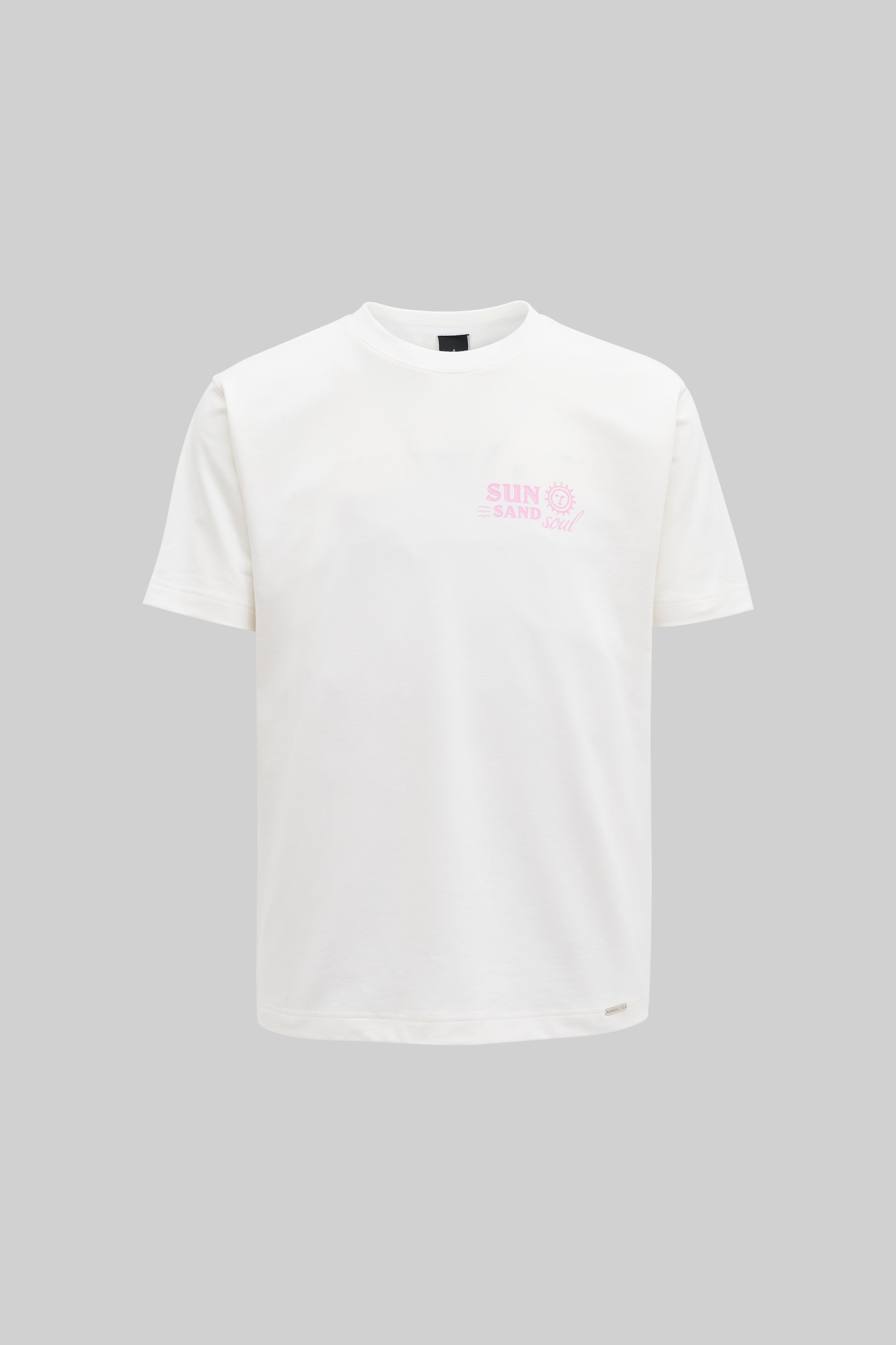 Sun Sand Soul Ekru Oversize Tshirt