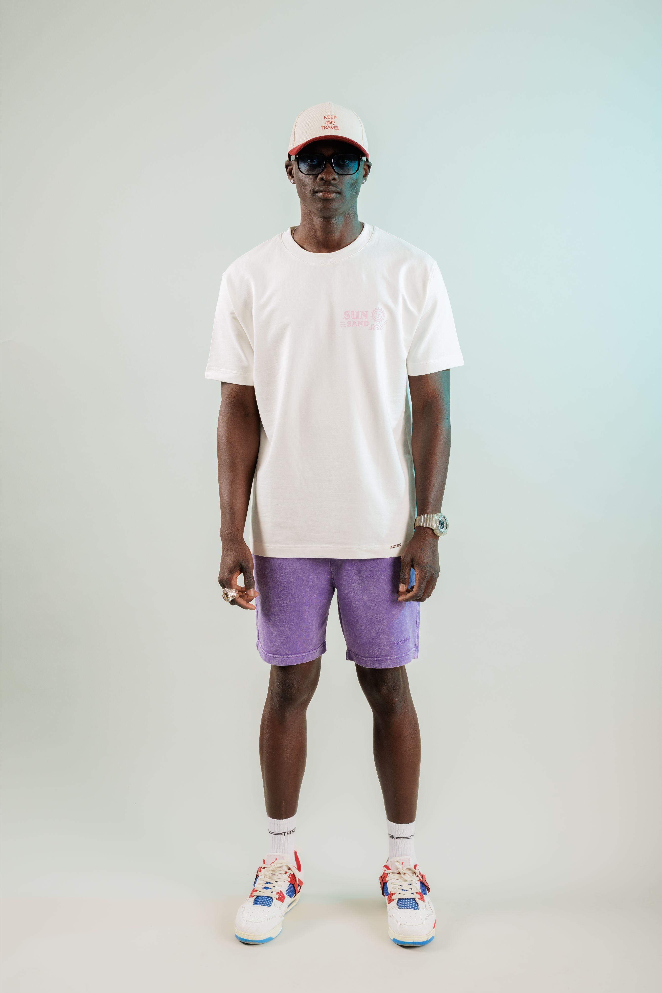 Sun Sand Soul Ekru Oversize Tshirt