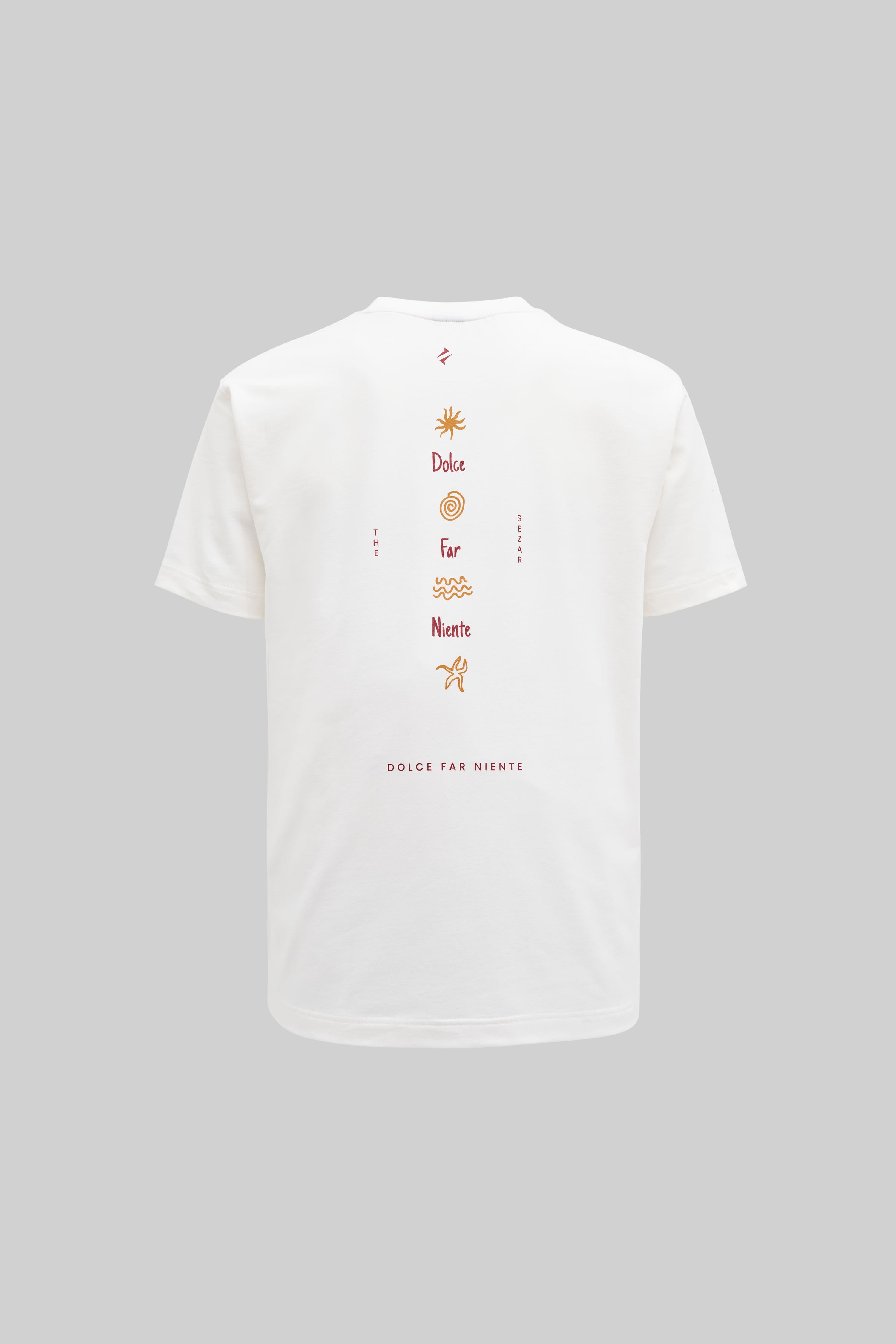 Dolce Far Niente Ekru Oversize Tshirt