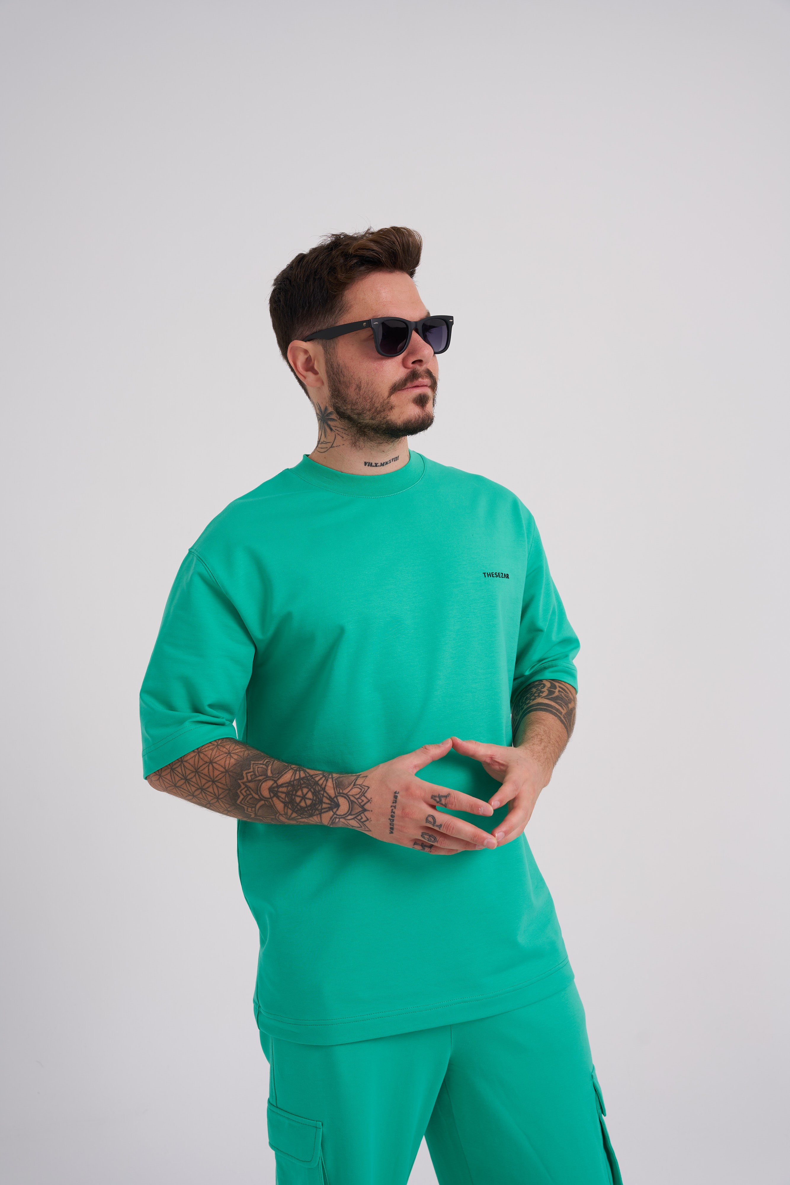 Kamboçya Açık Yeşil Oversize Tshirt