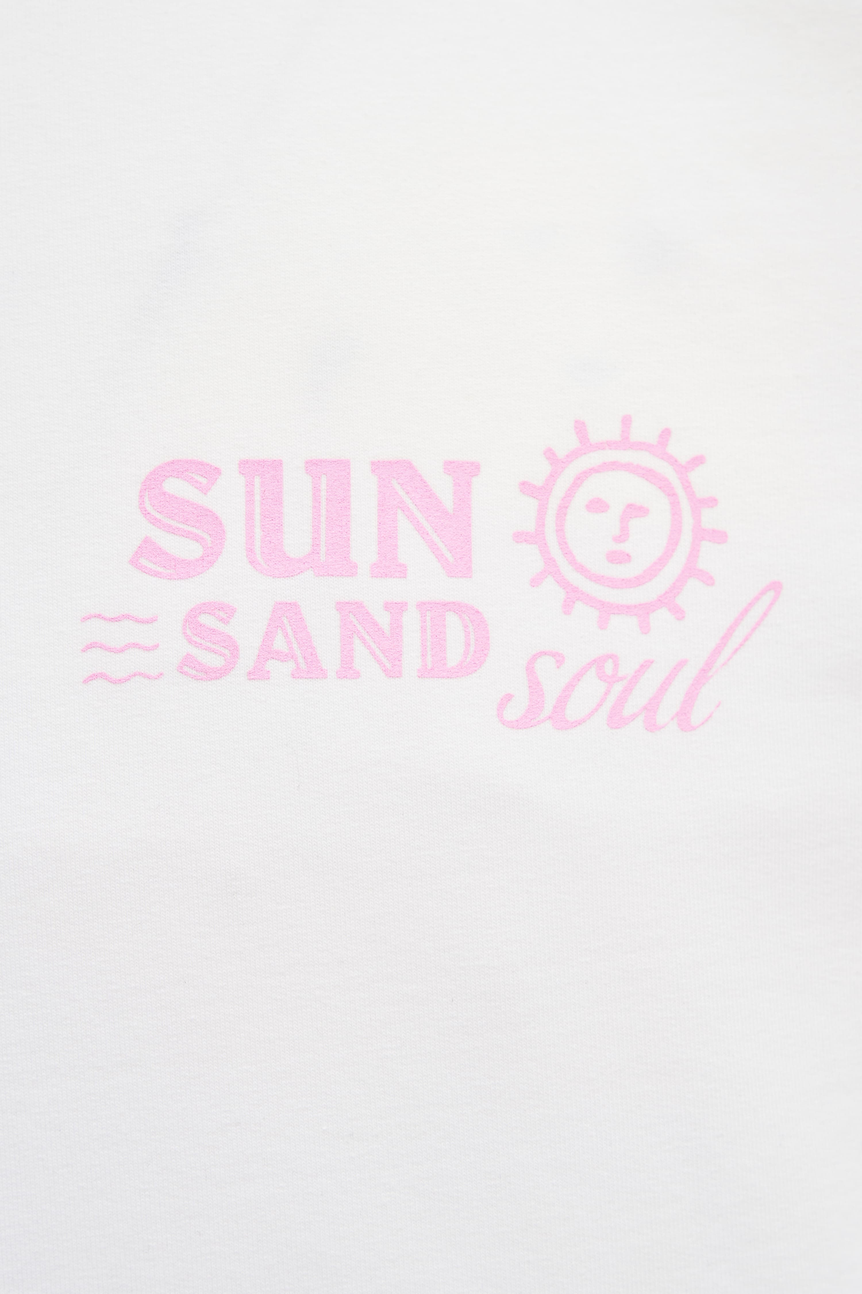 Sun Sand Soul Ekru Oversize Tshirt