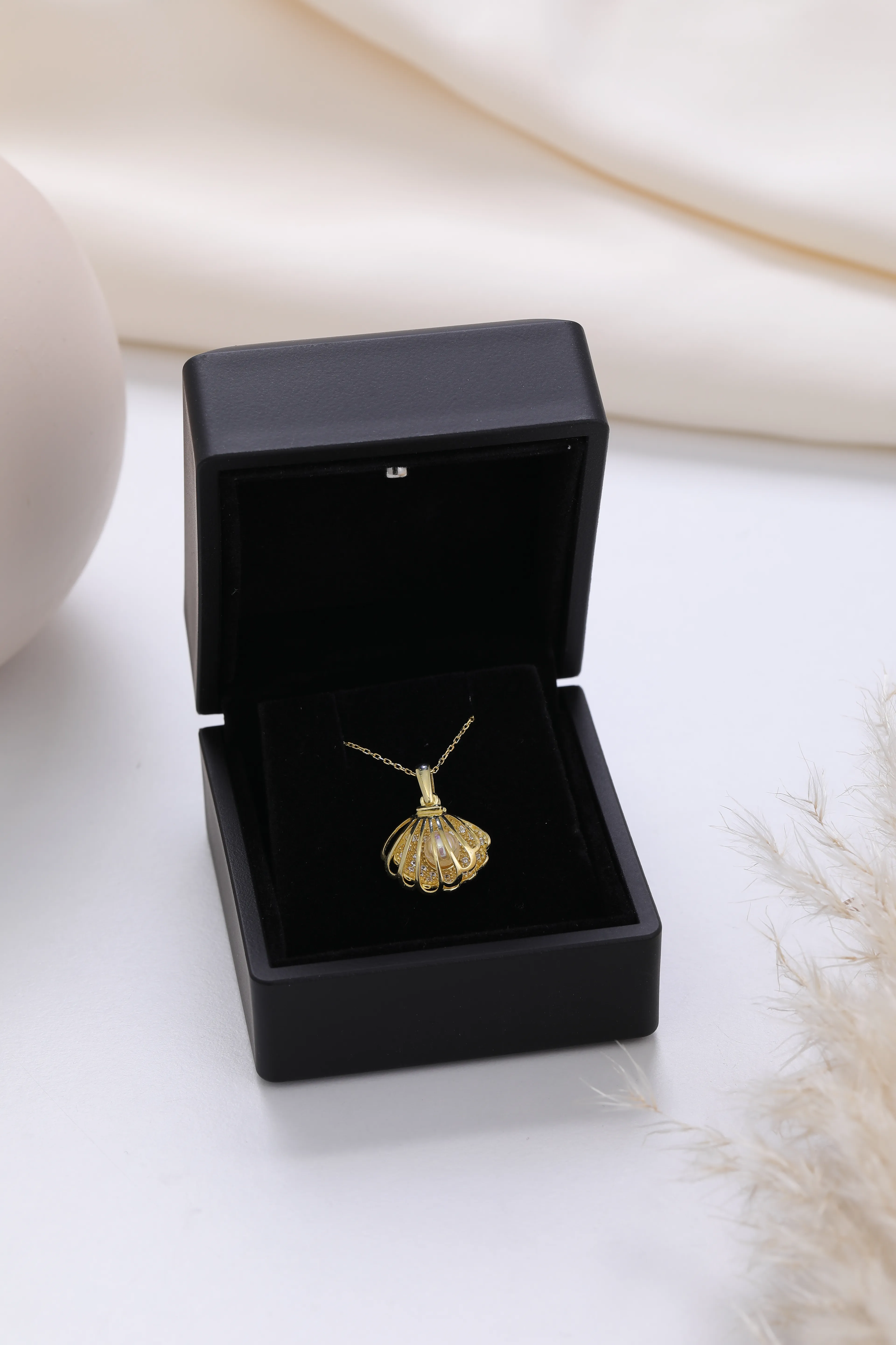 İstiridye Kolye | 925 Ayar Gümüş Kolye